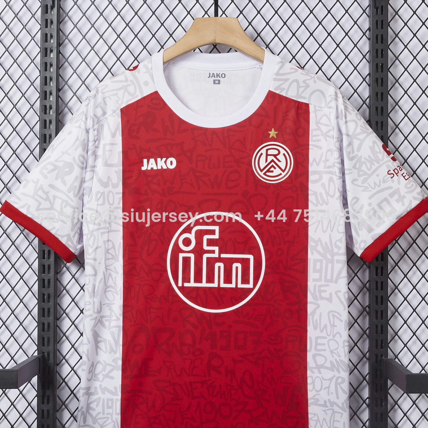 SIUjerseys-Rot-Weiss Essen 25-26 Home Jersey - Fans Version