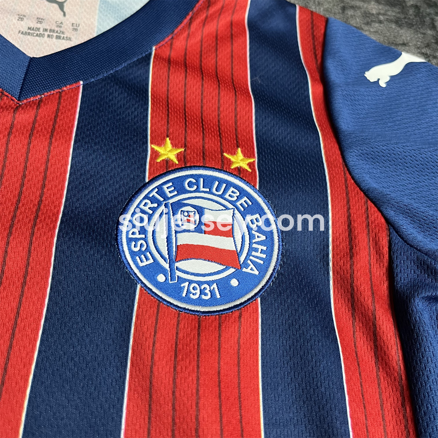SIUjerseys-Bahia 25-26 Away Unsponsored Kids Kit