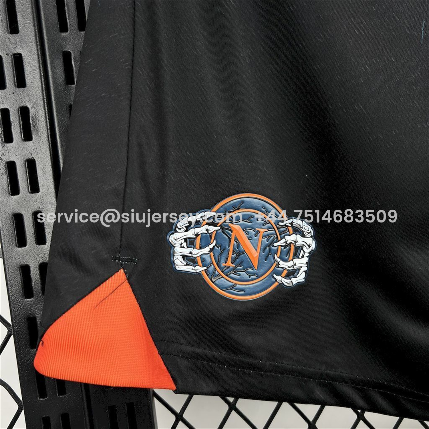 SIUjerseys-Napoli 25-26 Halloween Black Shorts - Fans Version