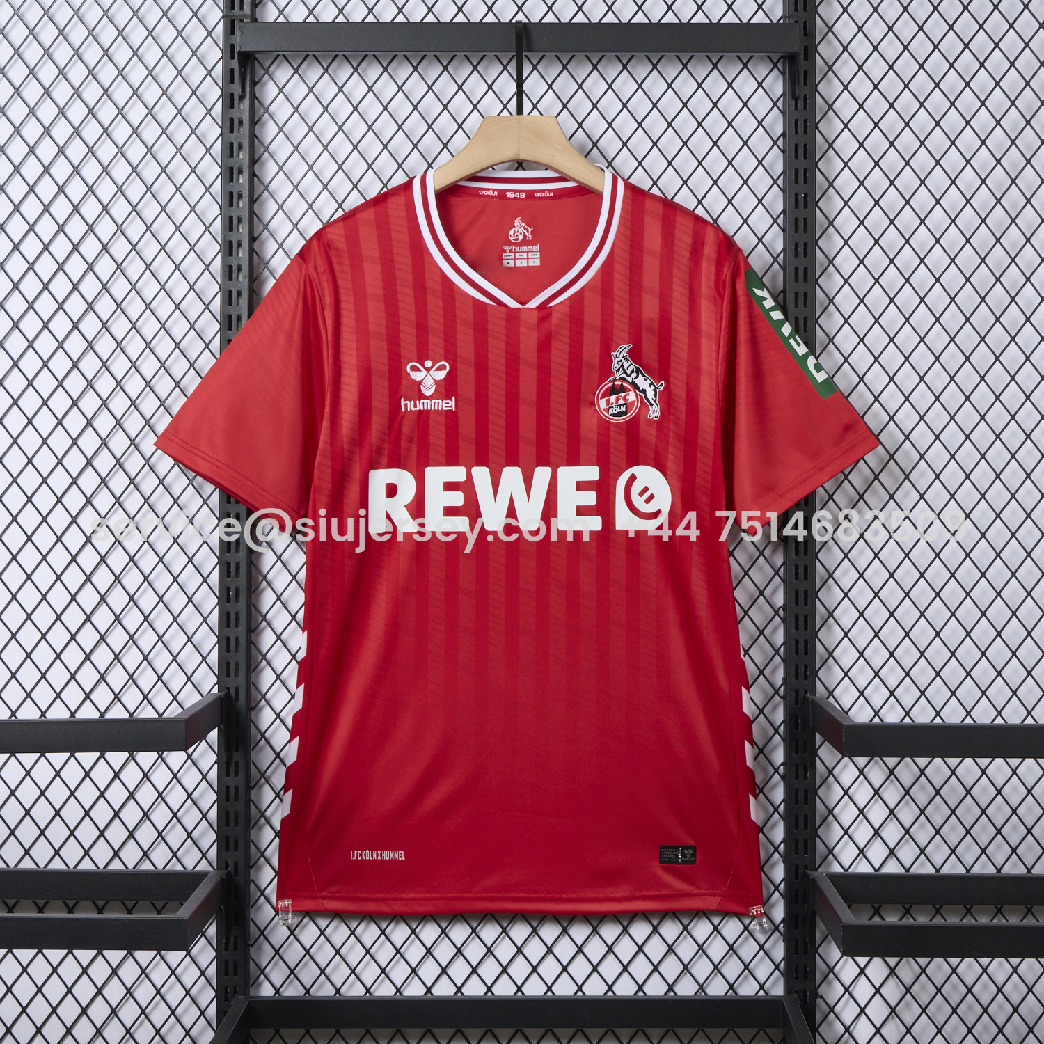 SIUjerseys-Köln 25-26 Away Red Jersey - Fans Version