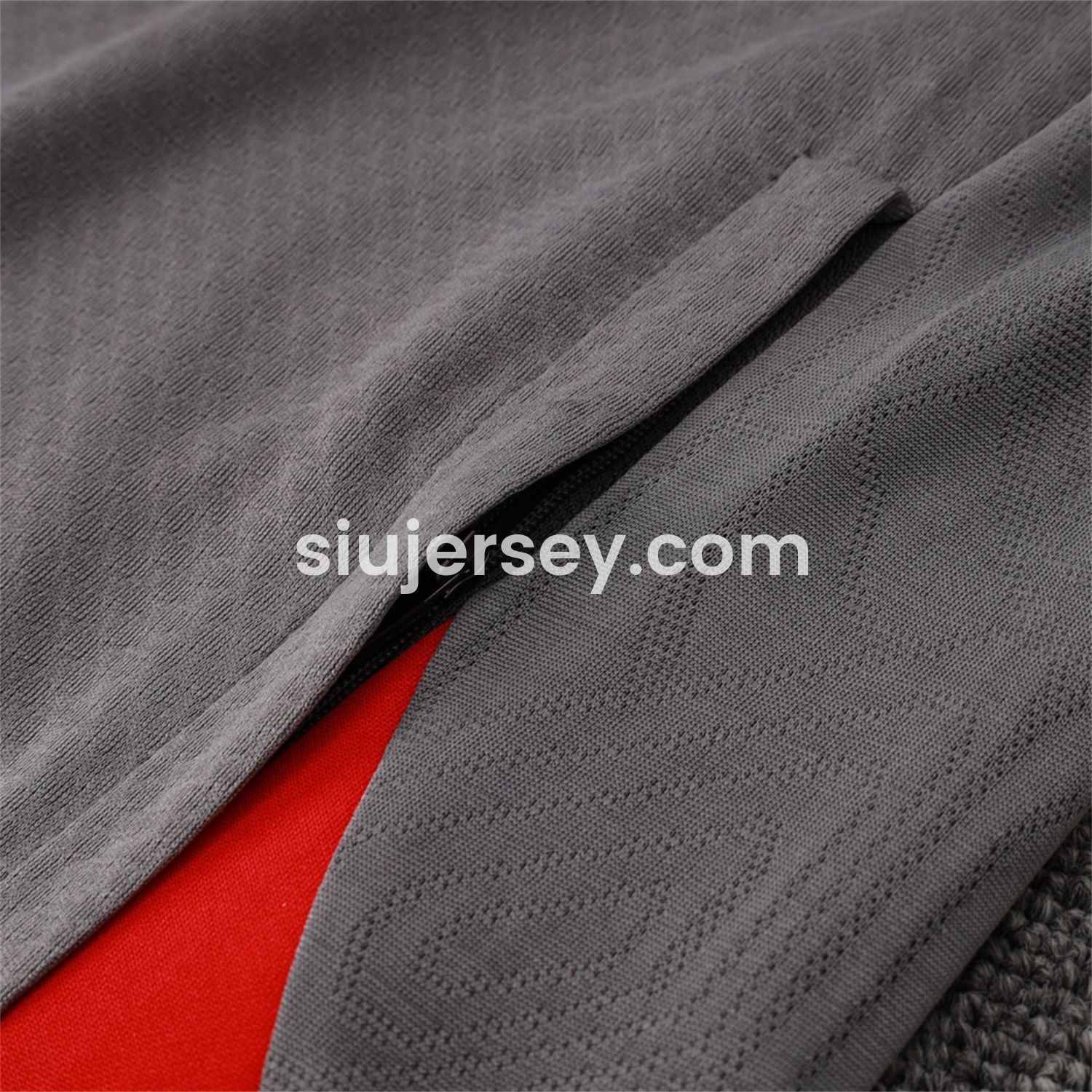 SIUjerseys-AC Milan 25-26 Jacket Training Tracksuit - Grey top & Grey Pants