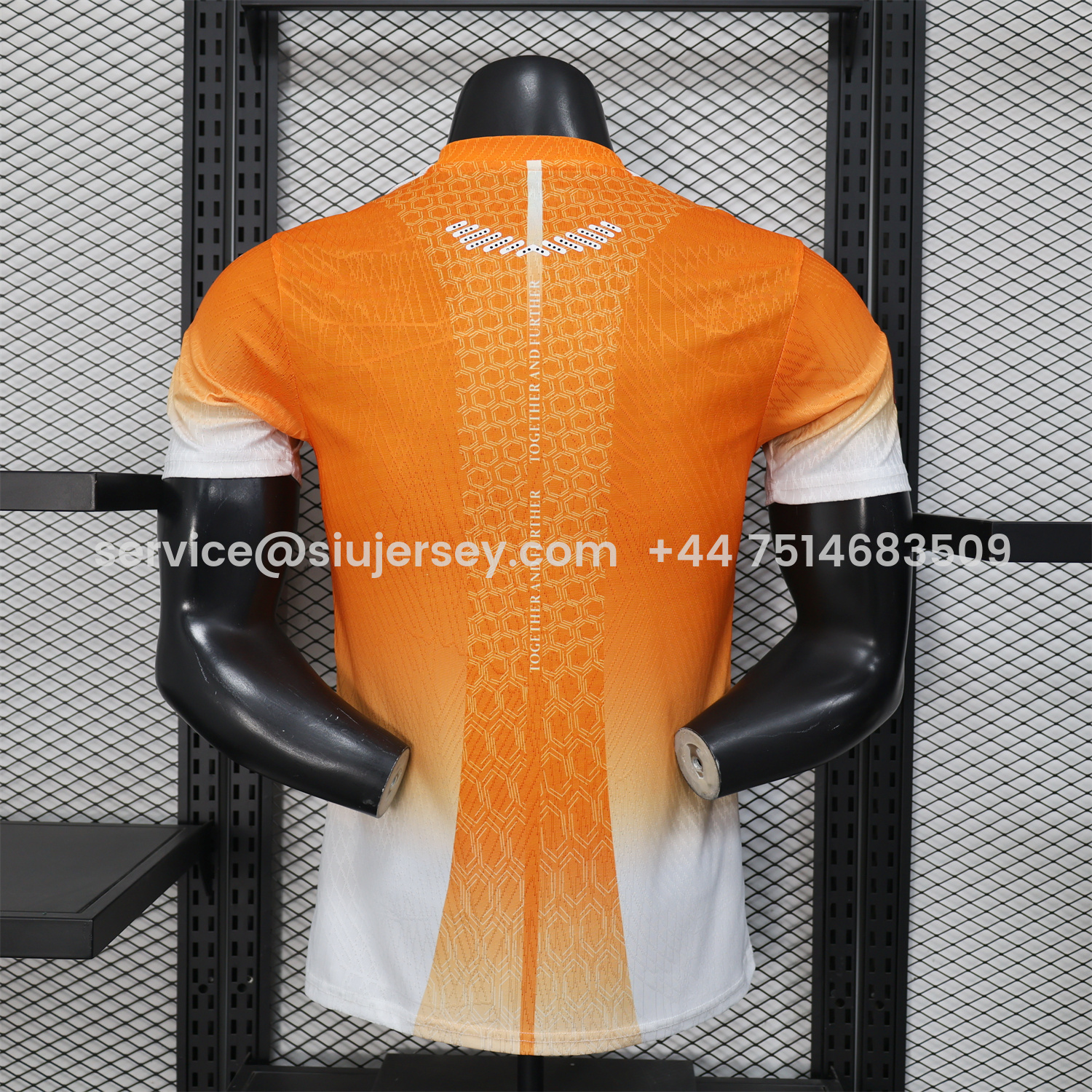 SIUjerseys-Ivory Coast 2026 Orange And White Special Jersey - Player Version
