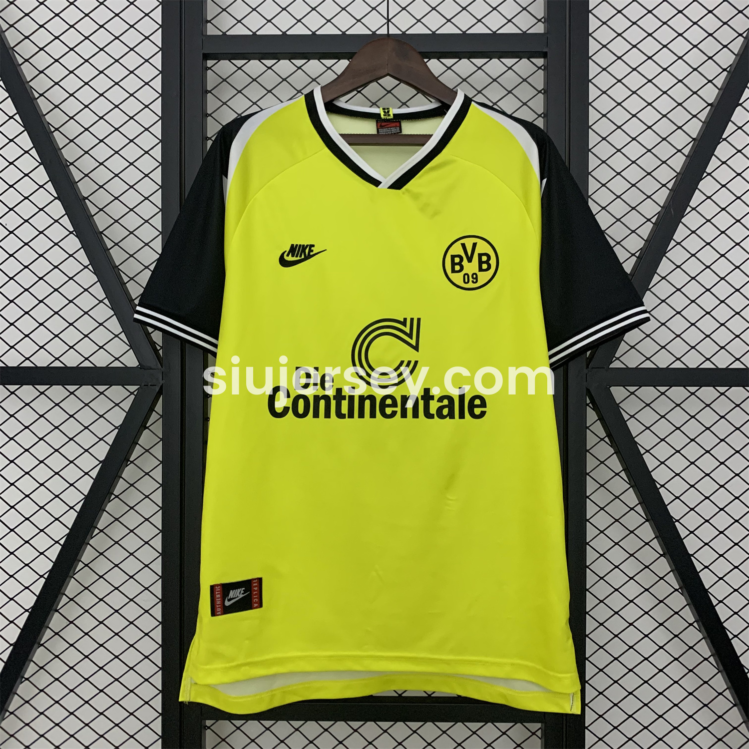 SIUjerseys-Retro Dortmund 1995-96 Home Jersey