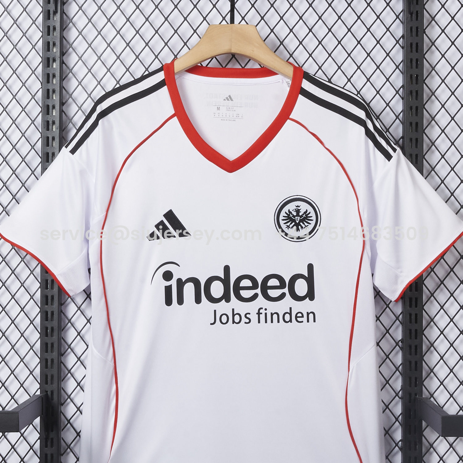 SIUjerseys-Frankfurt 25-26 Away White Jersey - Fans Version