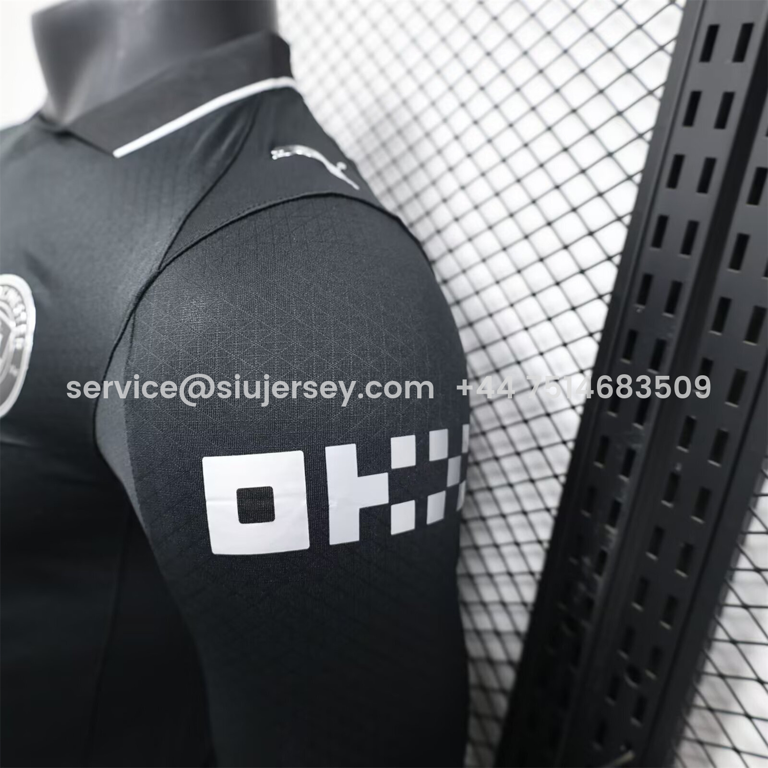 SIUjerseys-Manchester City 25-26 Away Black Long Sleeves Jersey - Player Version