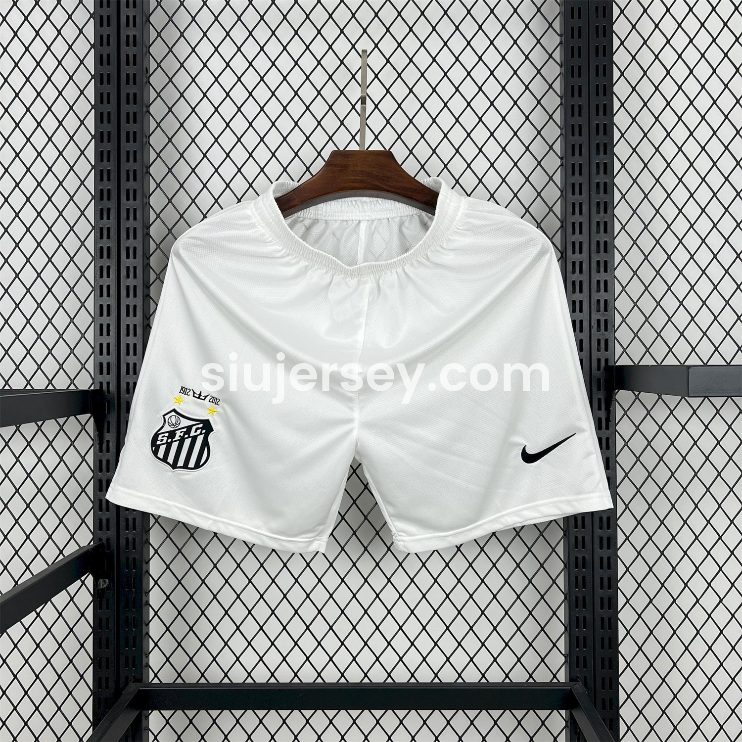 SIUjerseys-Retro Santos 2012 Home Shorts