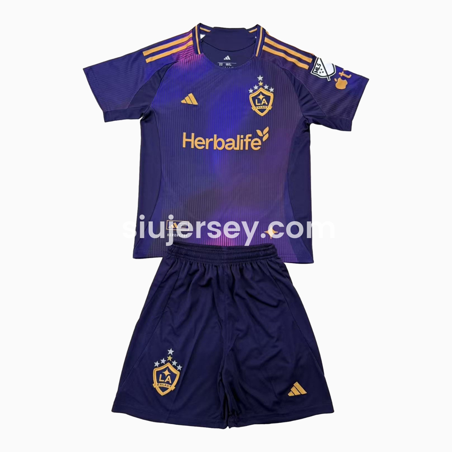 SIUjerseys-LA Galaxy 2025 Away Men's Adult Jersey Set - Fans Version