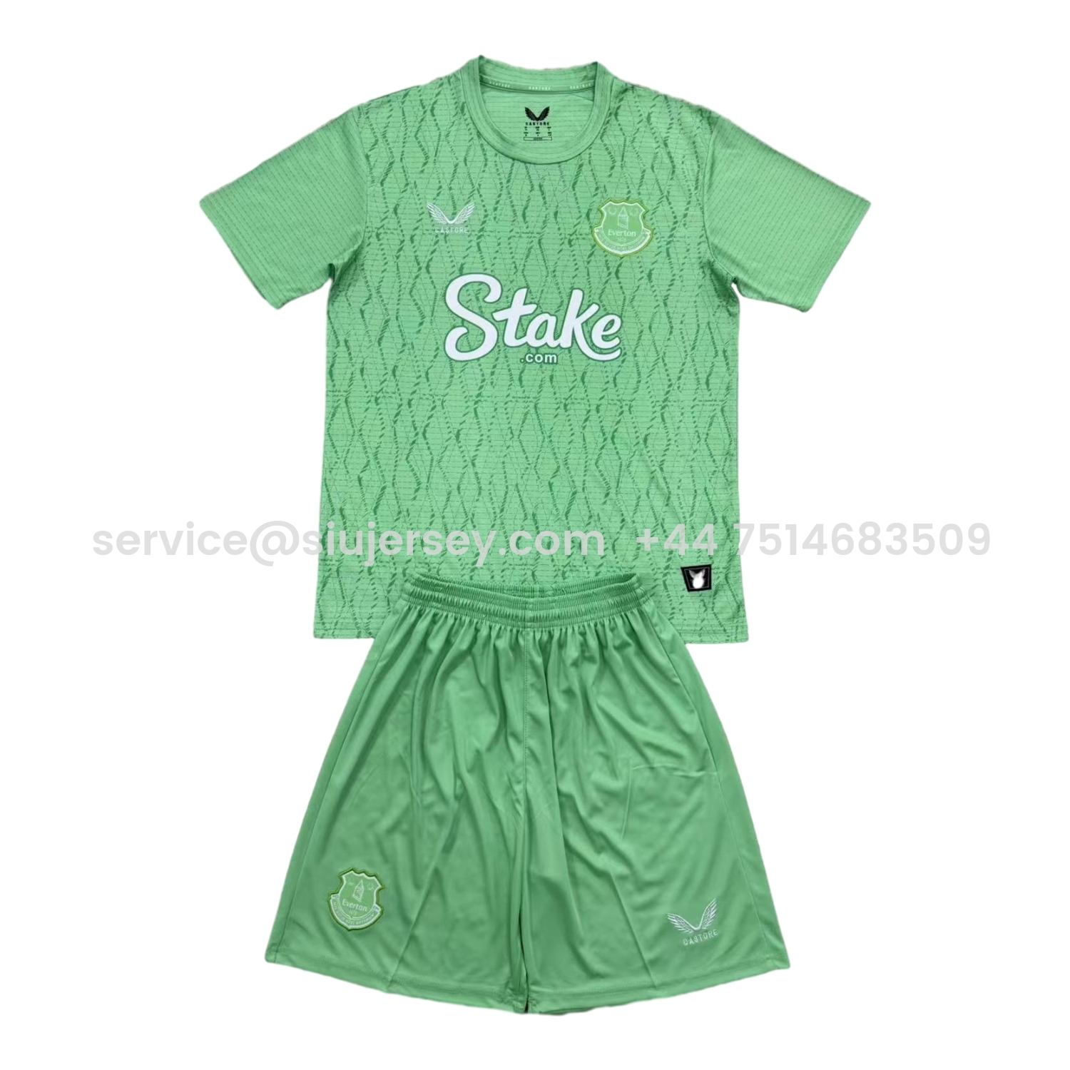 SIUjerseys-Everton 25-26 Green Goalkeeper Men's Adult Jersey Set - Fans Version