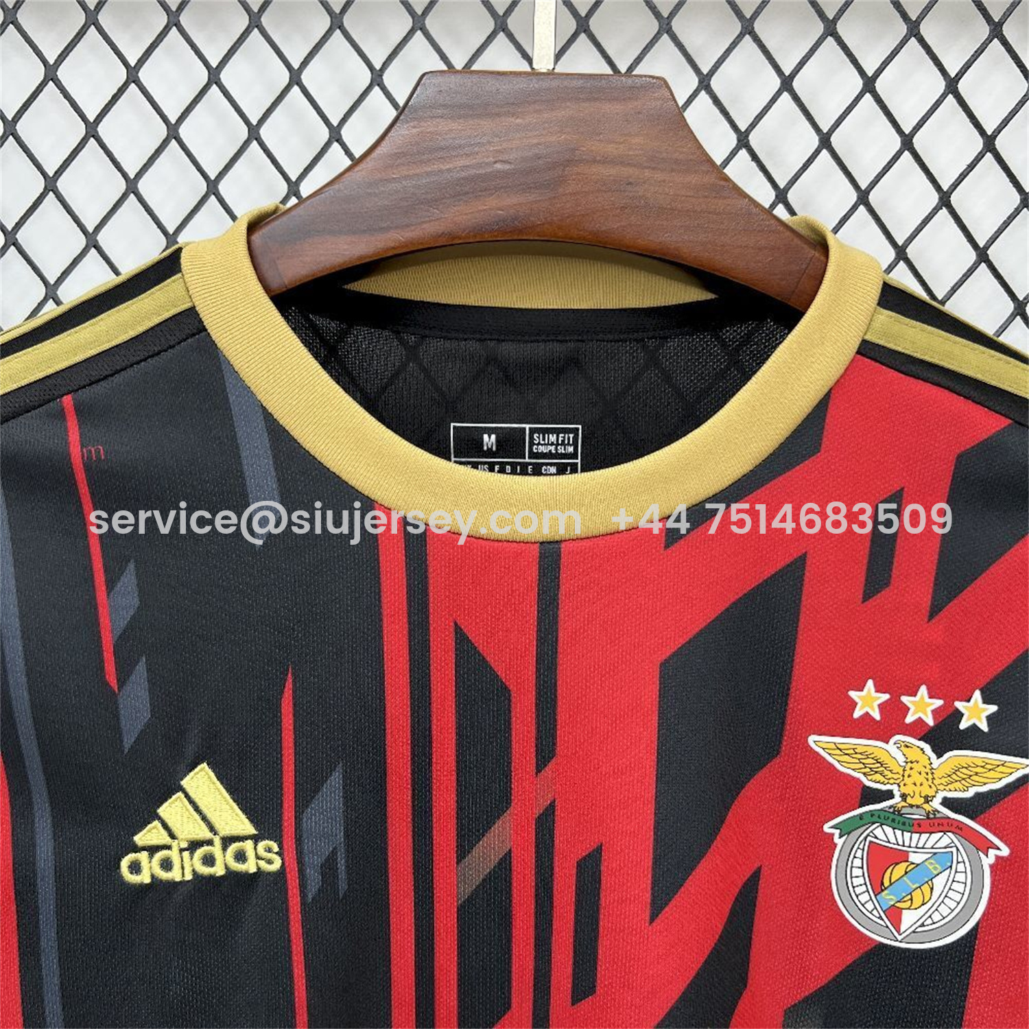 SIUjerseys-Benfica 25-26 Red And Black Jersey - Fans Version