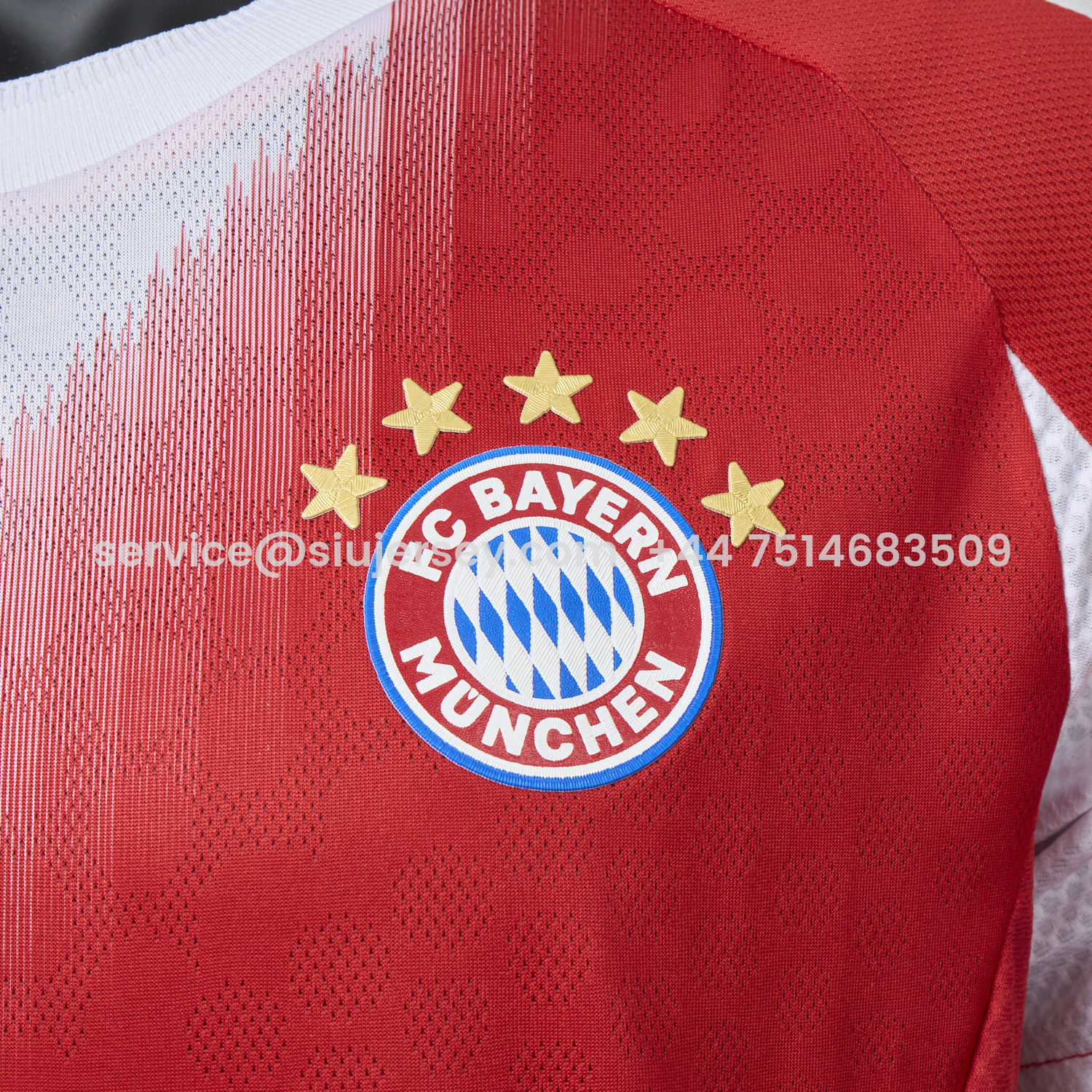 SIUjerseys-Bayern Munich 25-26 Home Musiala Limited Edition Jersey - Player Version