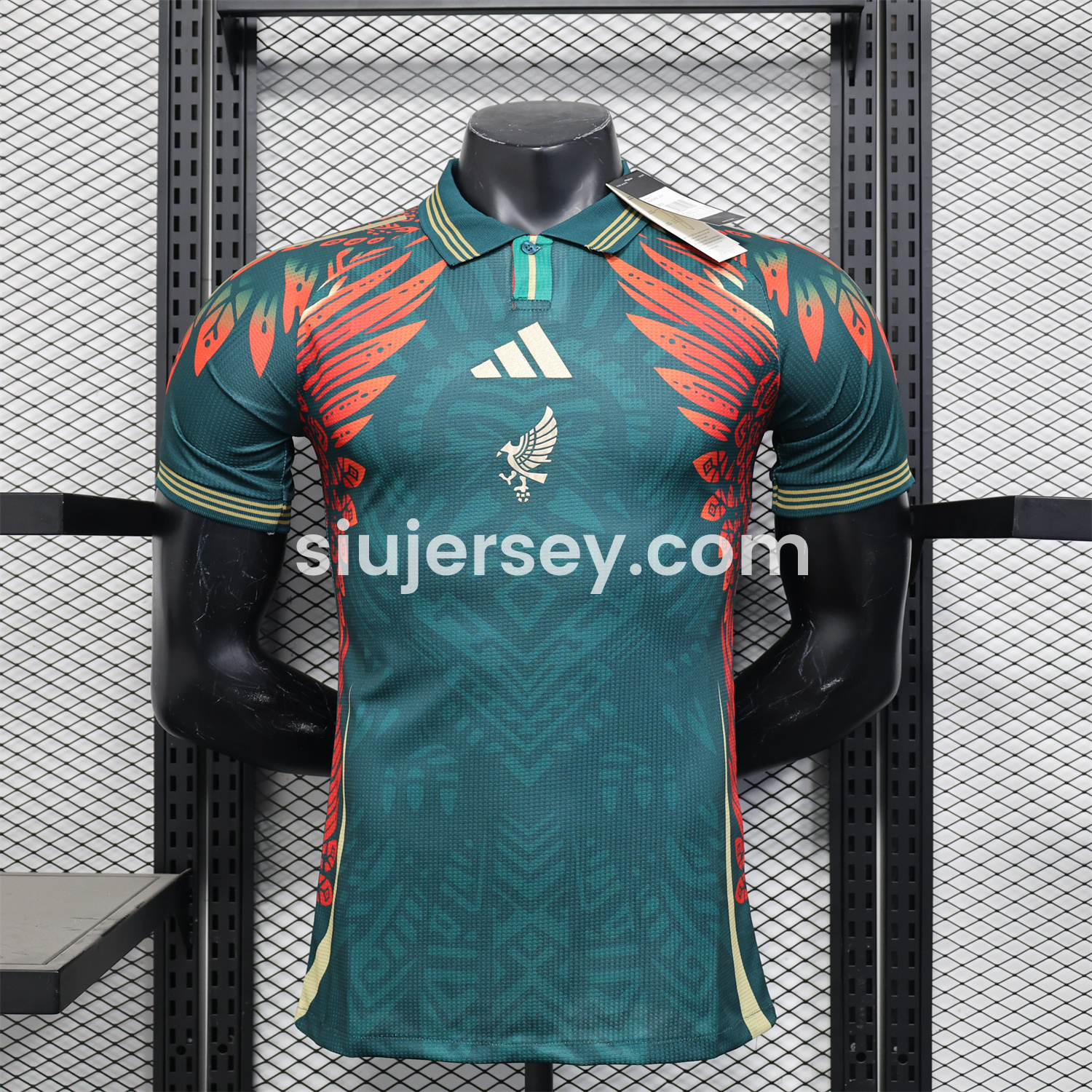SIUjerseys-Mexico 2025 Red Eagle Special Edition Green Jersey - Player Version