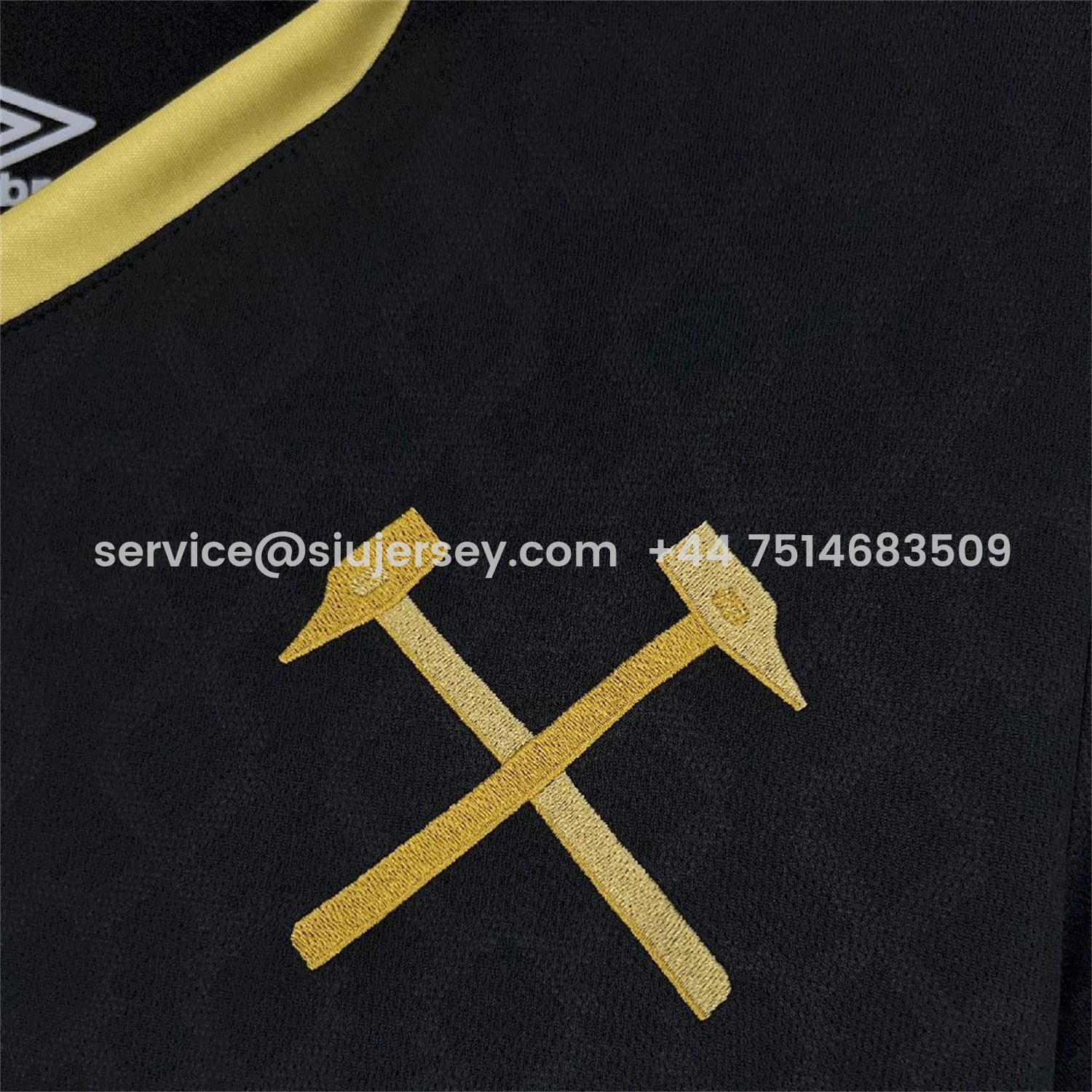 SIUjerseys-West Ham United 25-26 Third Black Jersey - Fans Version