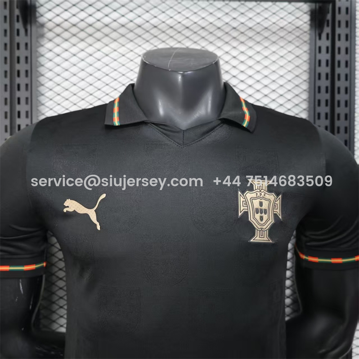 SIUjerseys-Portugal 2026 Away Black Jersey - Player Version