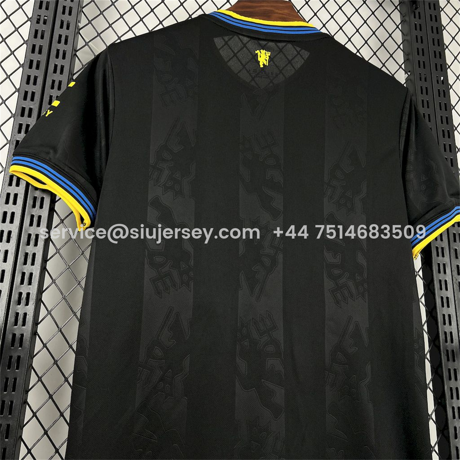 SIUjerseys-Manchester United 25-26 Third Black Jersey - Fans Version