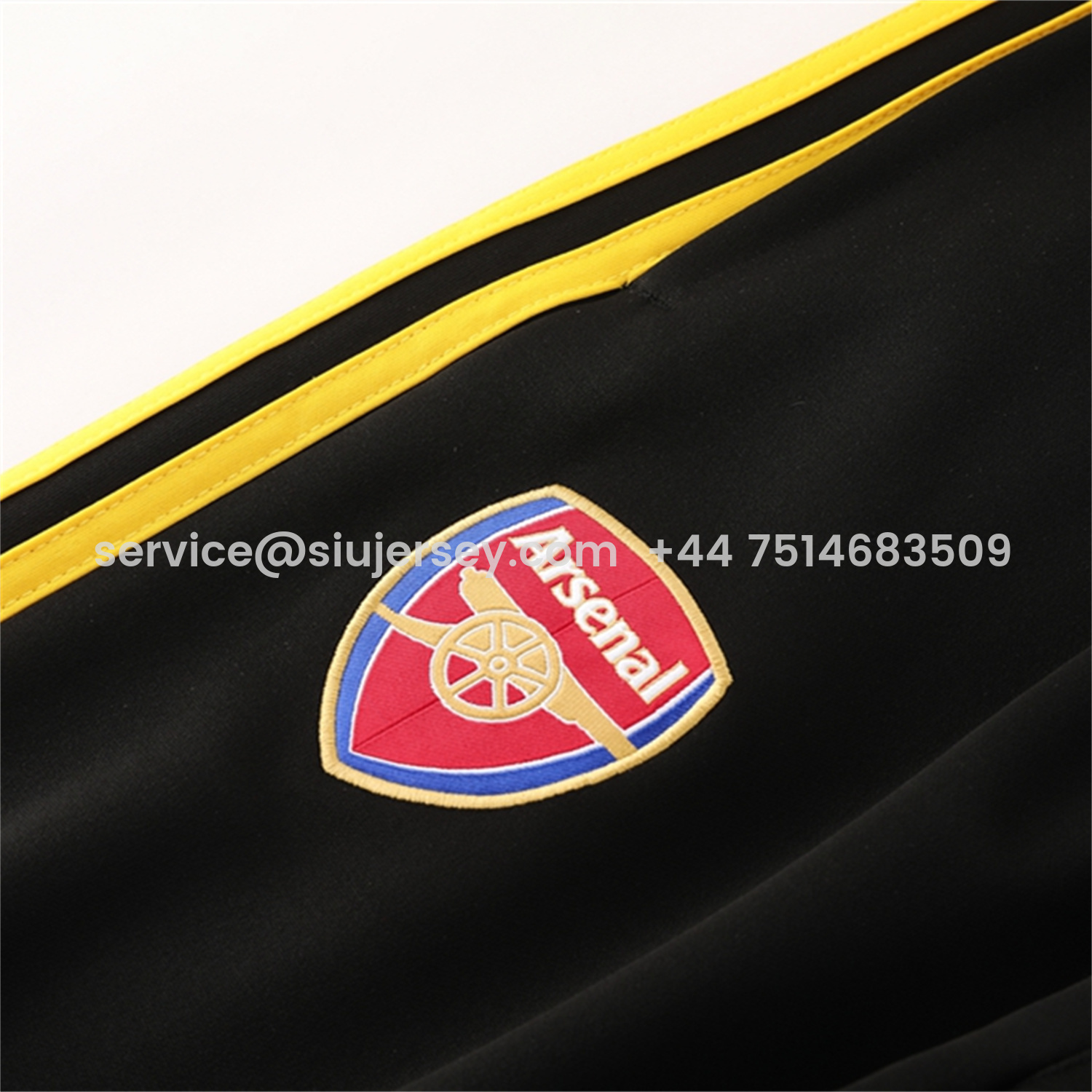 SIUjerseys-Arsenal 25-26 Jacket Training Tracksuit - Red Jackets & Black Pants