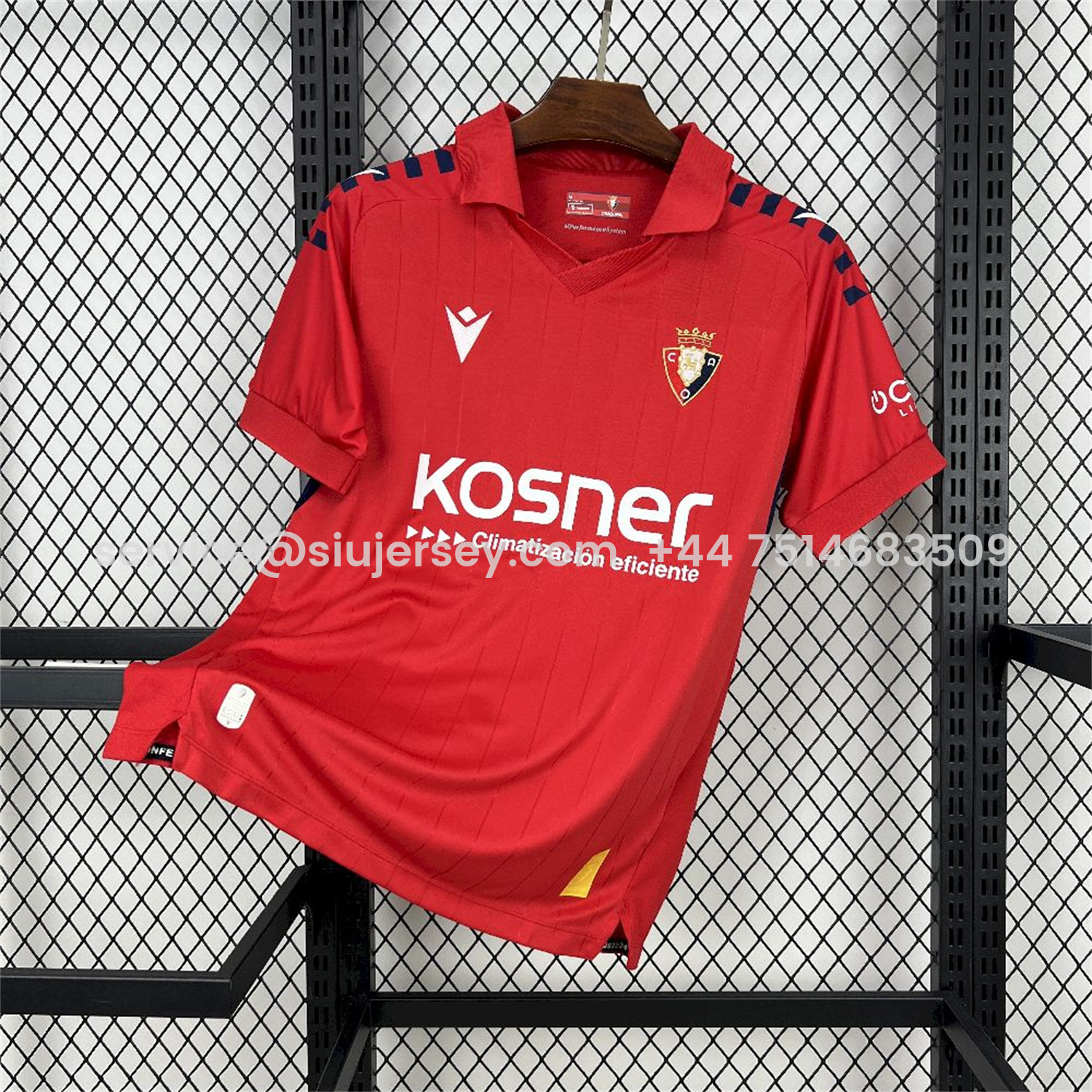 SIUjerseys-Osasuna 25-26 Home Jersey - Fans Version