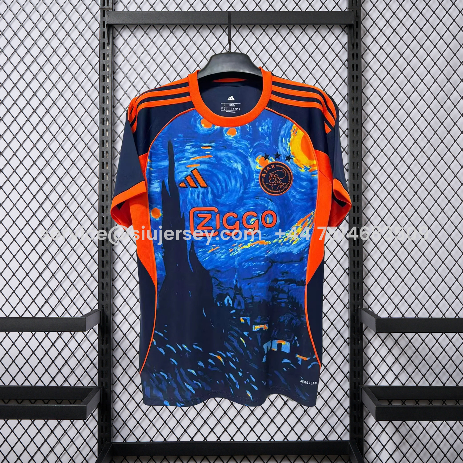 SIUjerseys-Ajax 25-26 The Starry Night Special Jersey - Fans Version