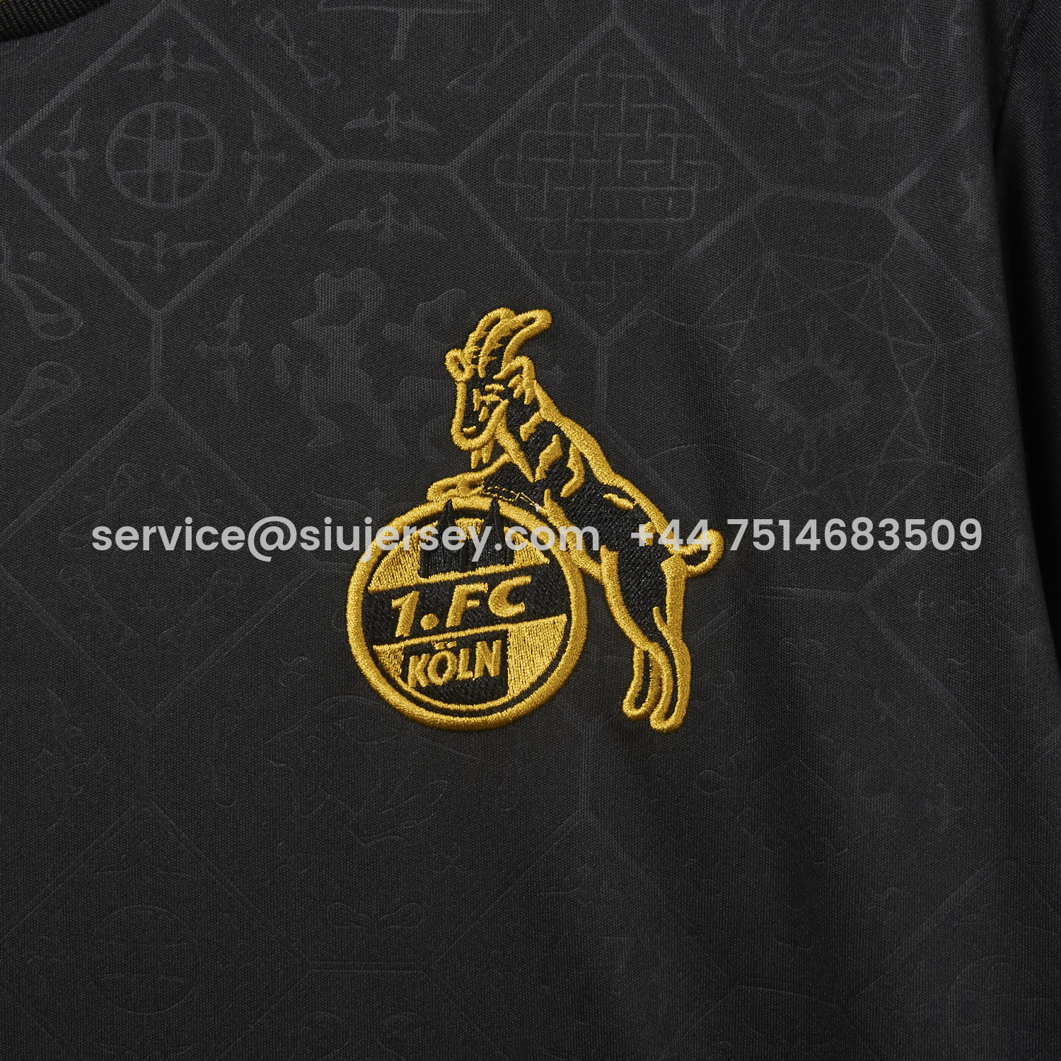 SIUjerseys-Köln 25-26 Third Black Jersey - Fans Version