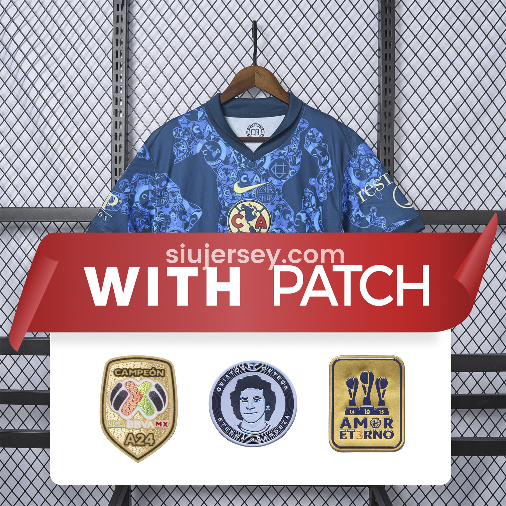 SIUjerseys-【NEW】Club América 24-25 Away Jersey - Fans Version