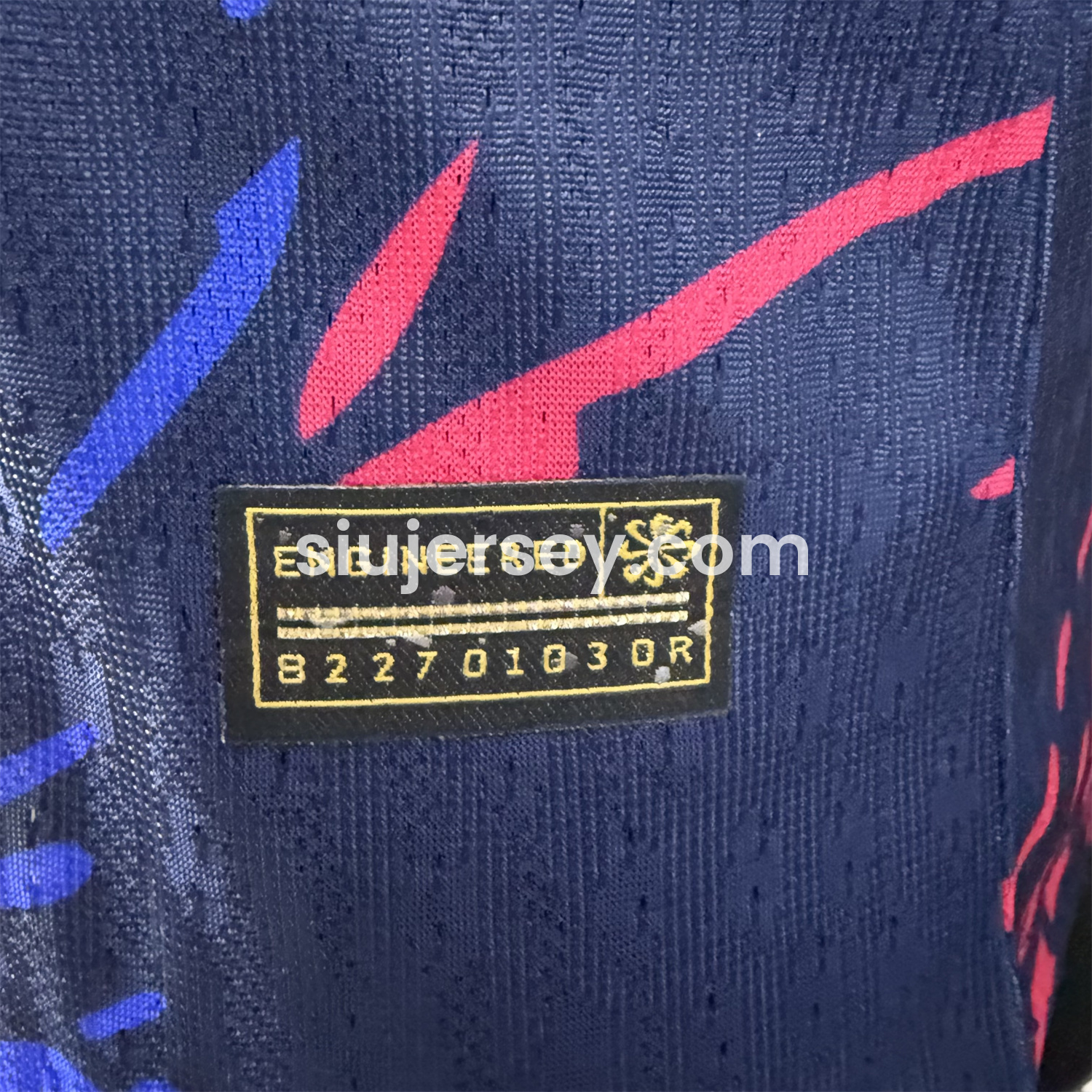 SIUjerseys-Barcelona 25-26 Red and Blue Graffiti Deep Blue Jersey - Player Version