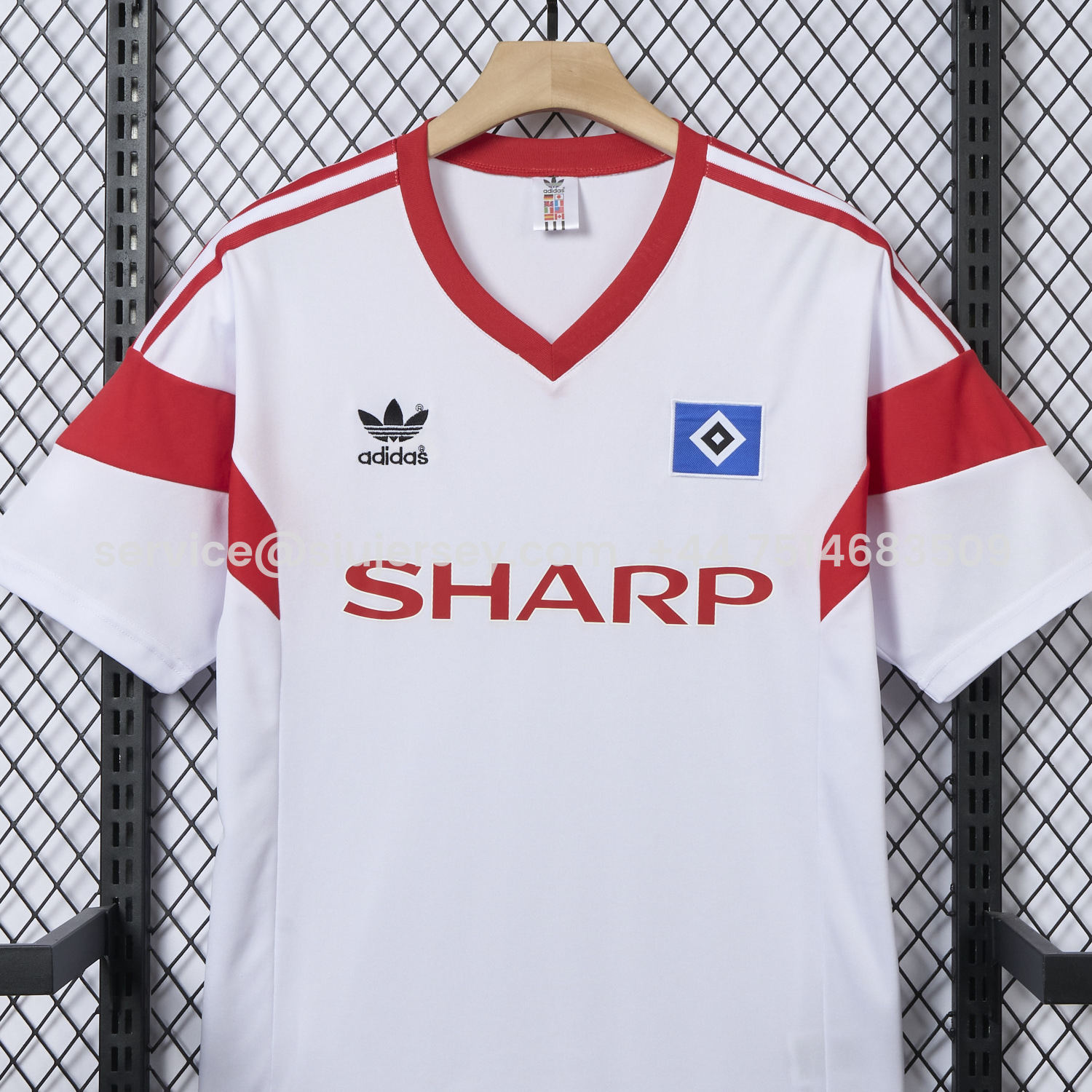 SIUjerseys-Retro Hamburger SV 1988 Home Jersey