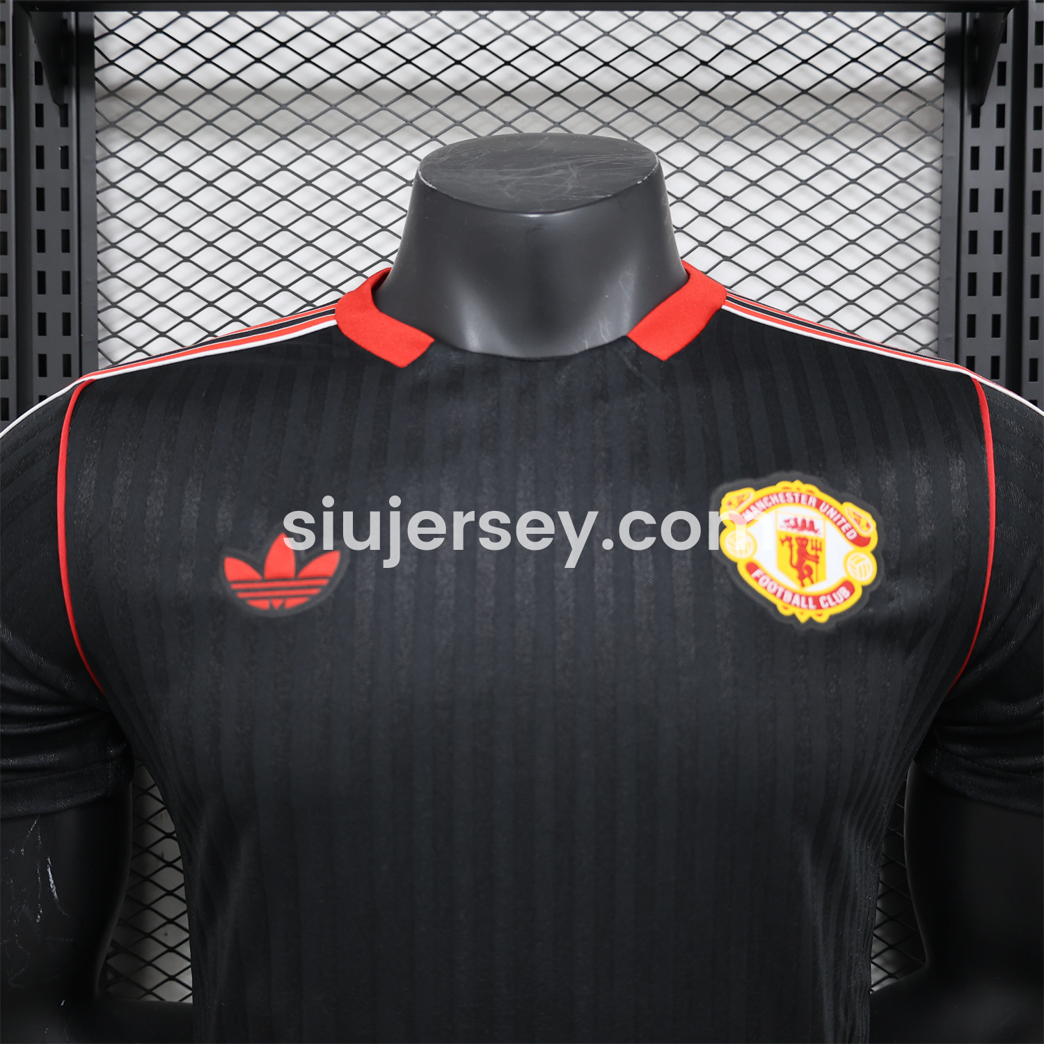 SIUjerseys-Manchester United 24-25 Black Icon Retro Jersey - Player Version