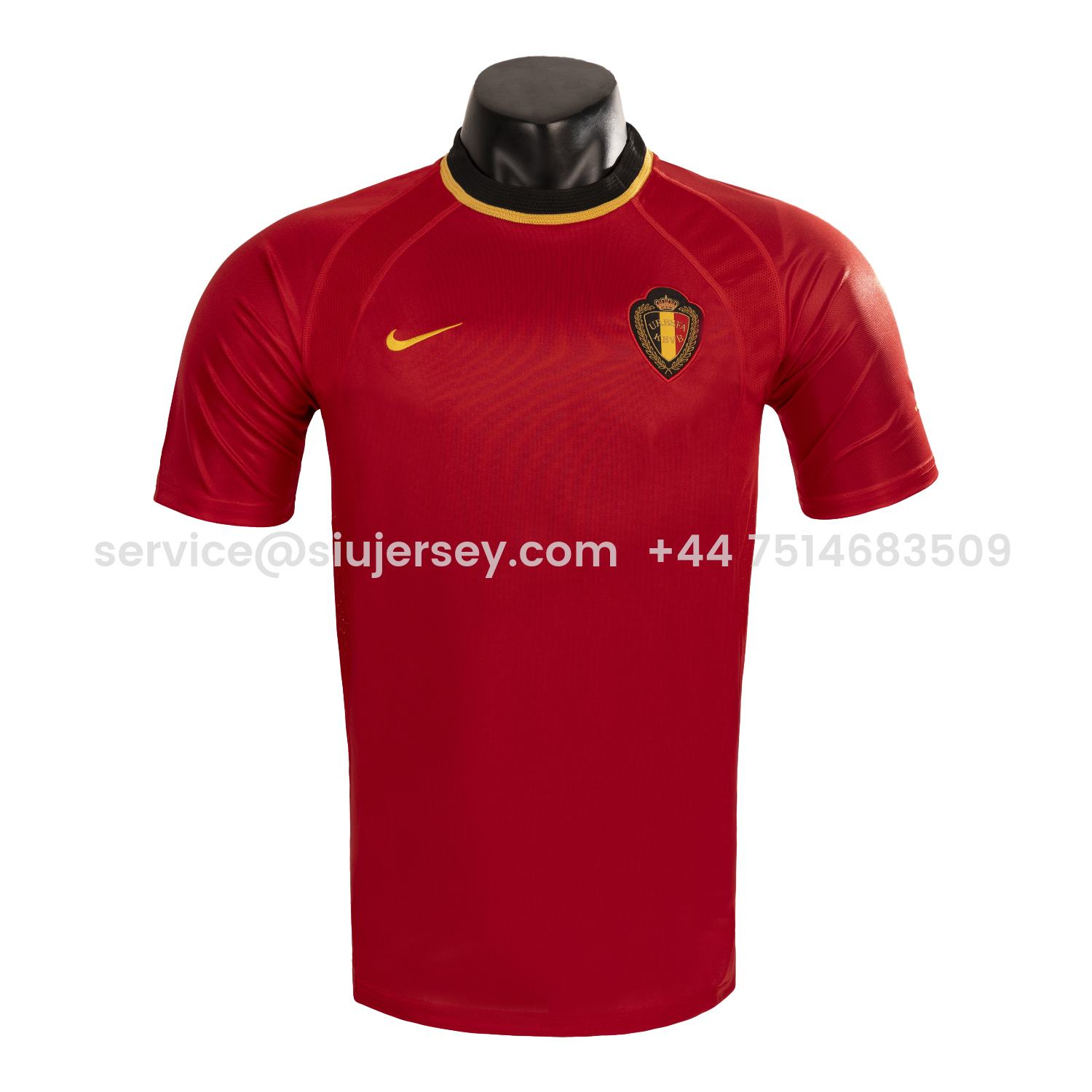 SIUjerseys-Retro Belgium 2000 Home Red Jersey
