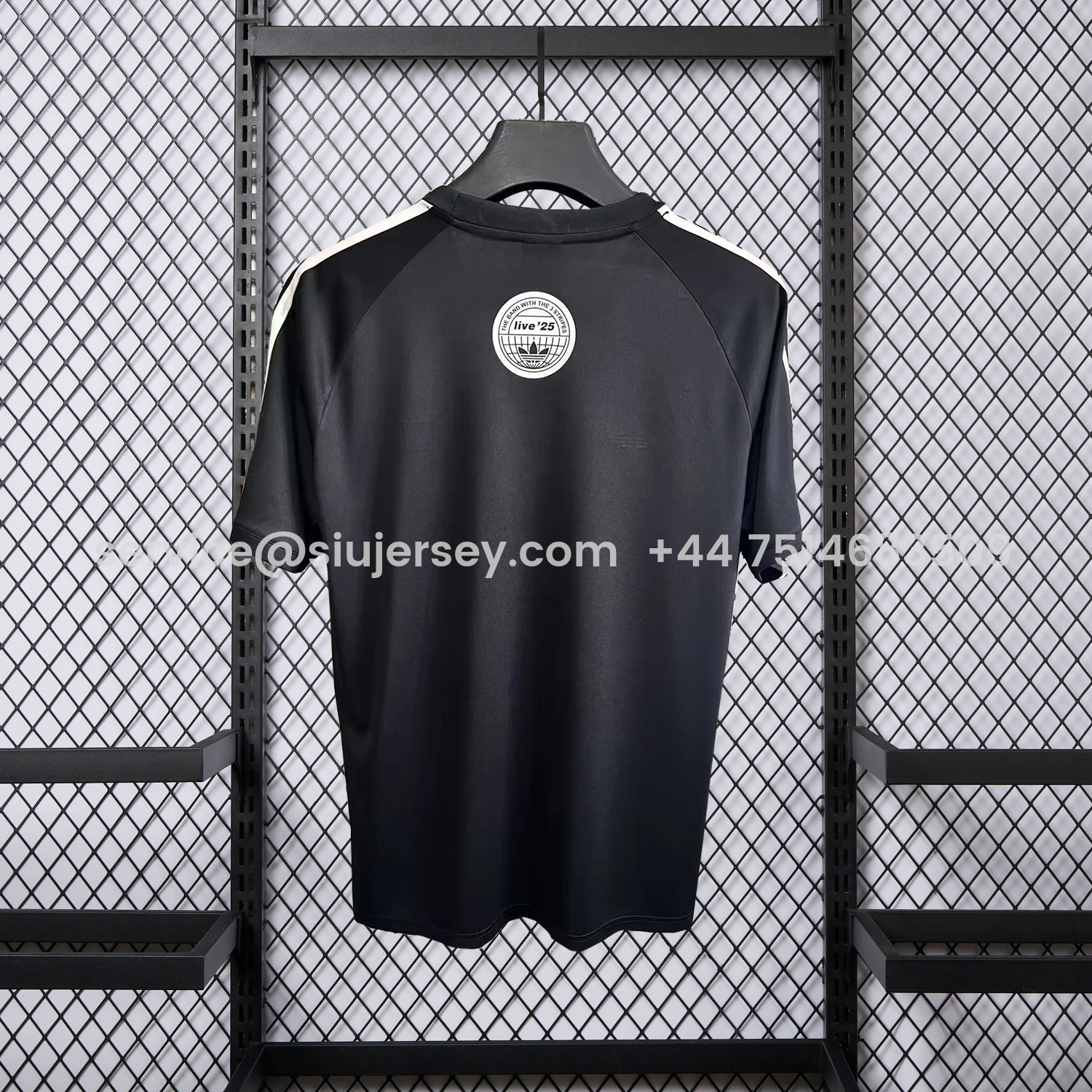 SIUjerseys-Adidas 25-26 Oasis Originals Tour Black Jersey - Fans Version