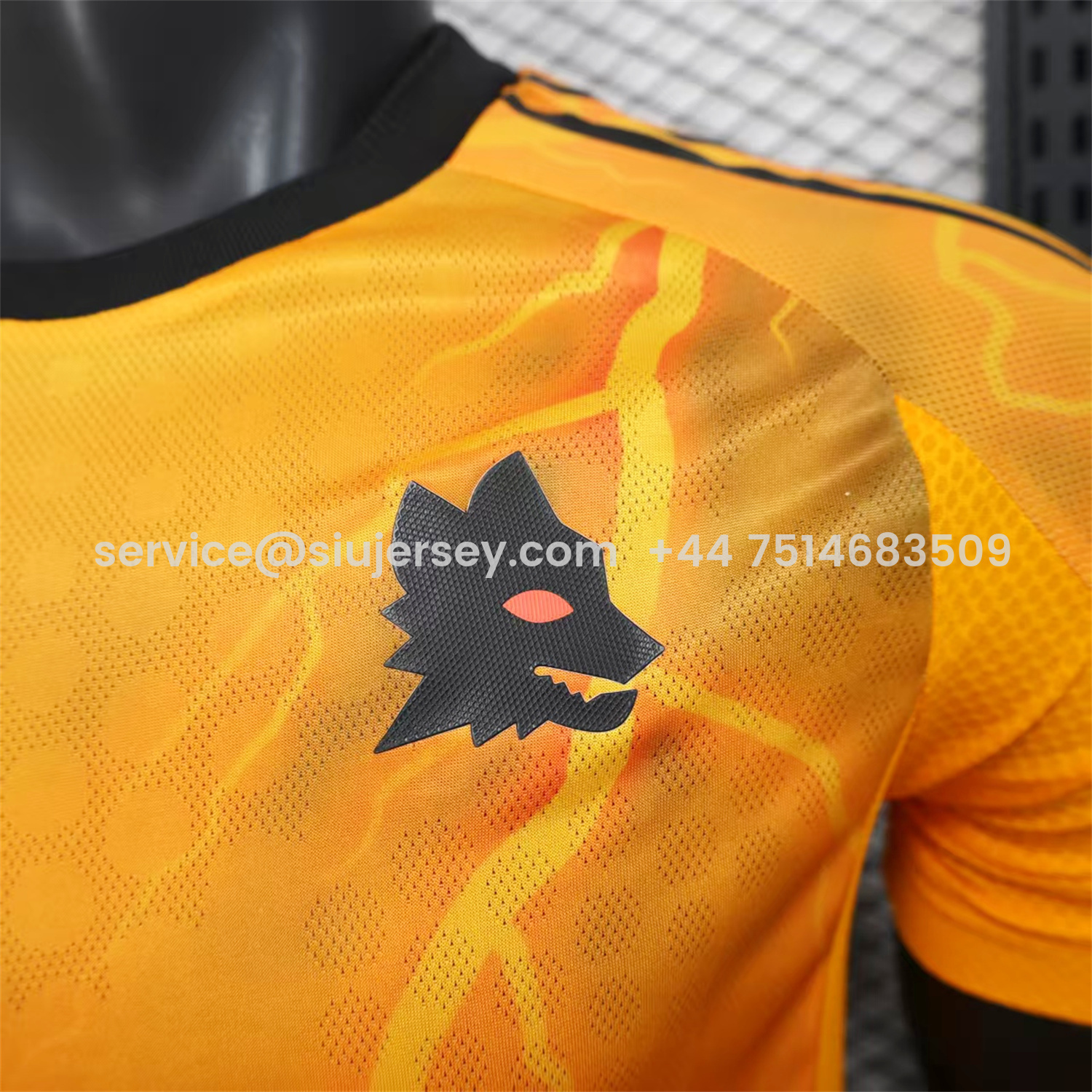 SIUjerseys-AS Roma 25-26 Away Unsponsored Jersey - Player Version