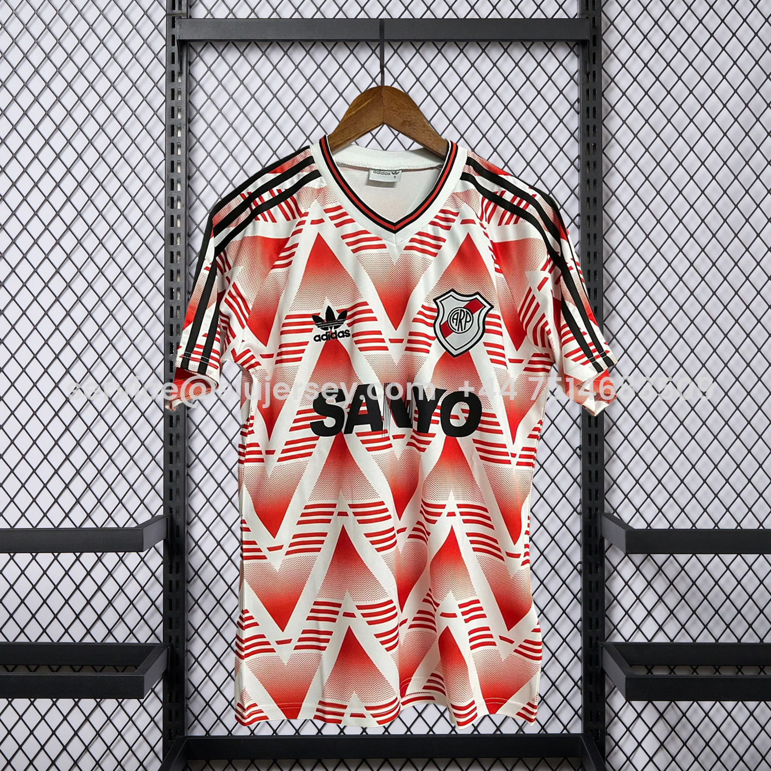 SIUjerseys-Retro River Plate 1992-93 Home Jersey