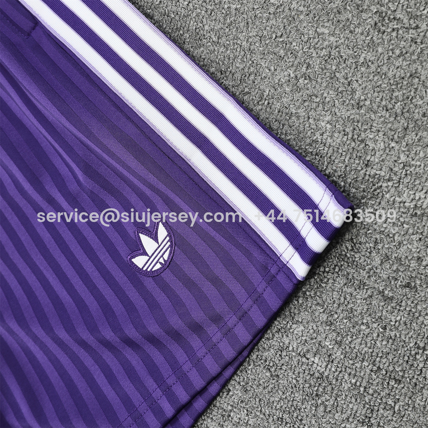 SIUjerseys-Real Madrid 25-26 Vest Training Set - Pure White Vest & Purple Shorts