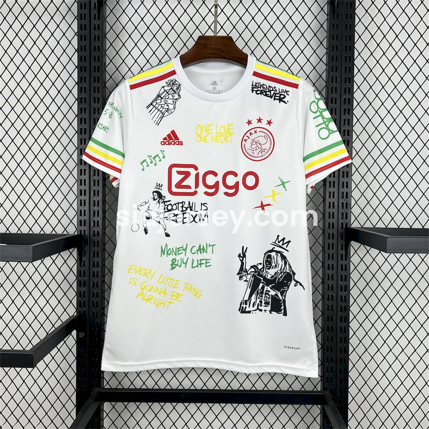 SIUjerseys-Ajax x B-O-B Marly 2025-26 40th Special Edition Jersey - Fans Version