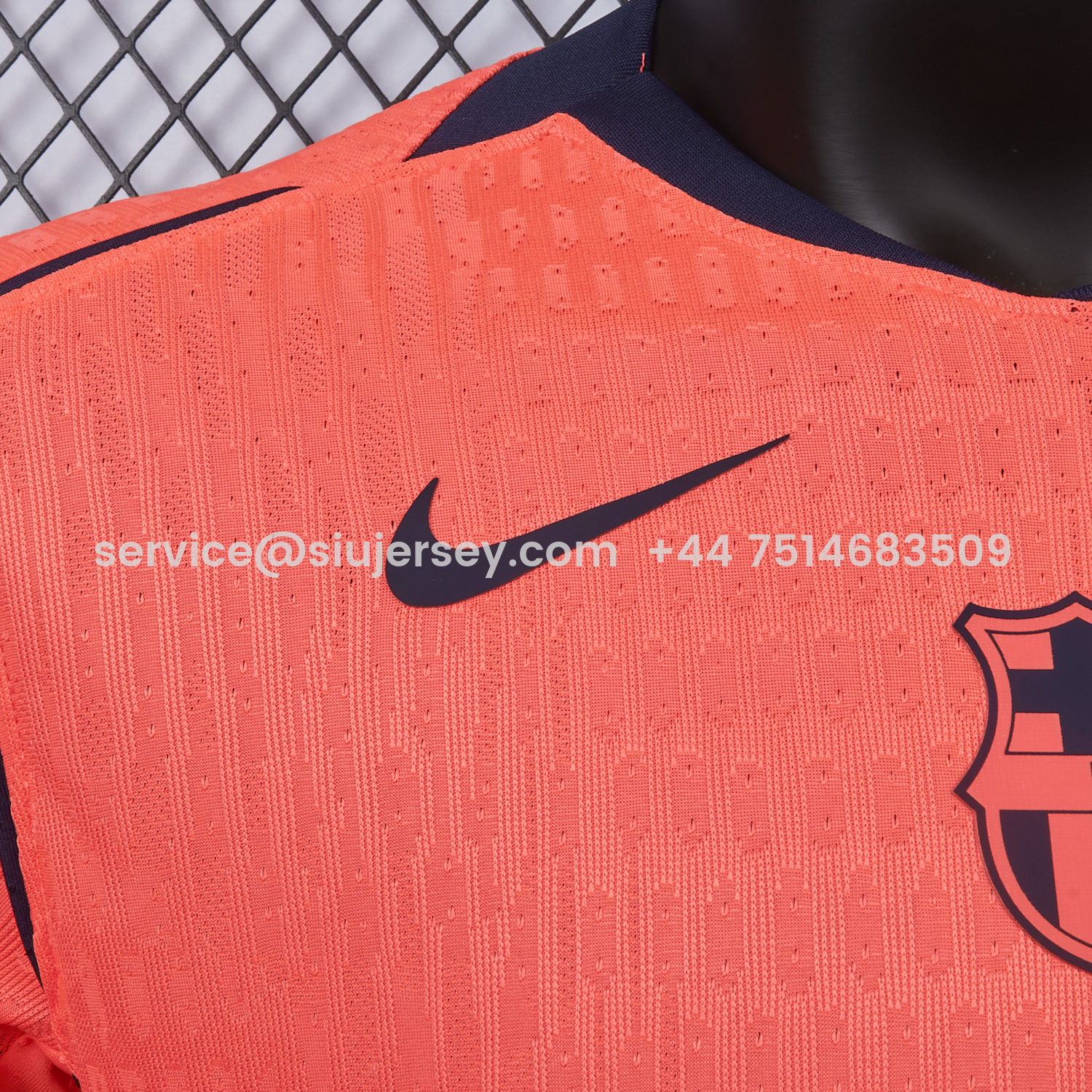 SIUjerseys-Barcelona 25-26 Third Orange Jersey - Player Version