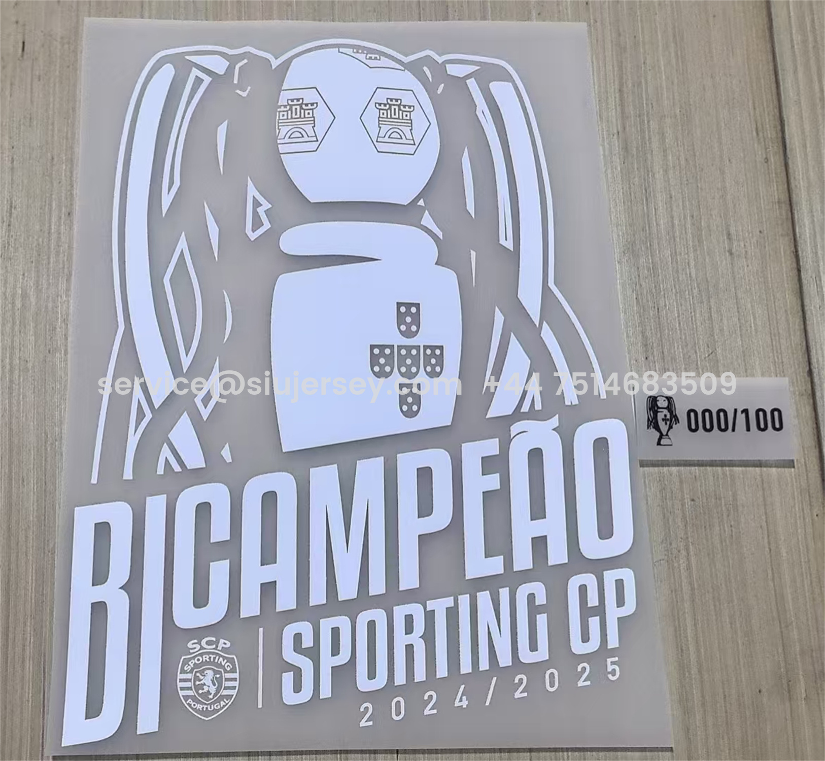 SIUjerseys-Sporting CP Portugal 24-25 Home Jersey - Fans Version - Champion Version