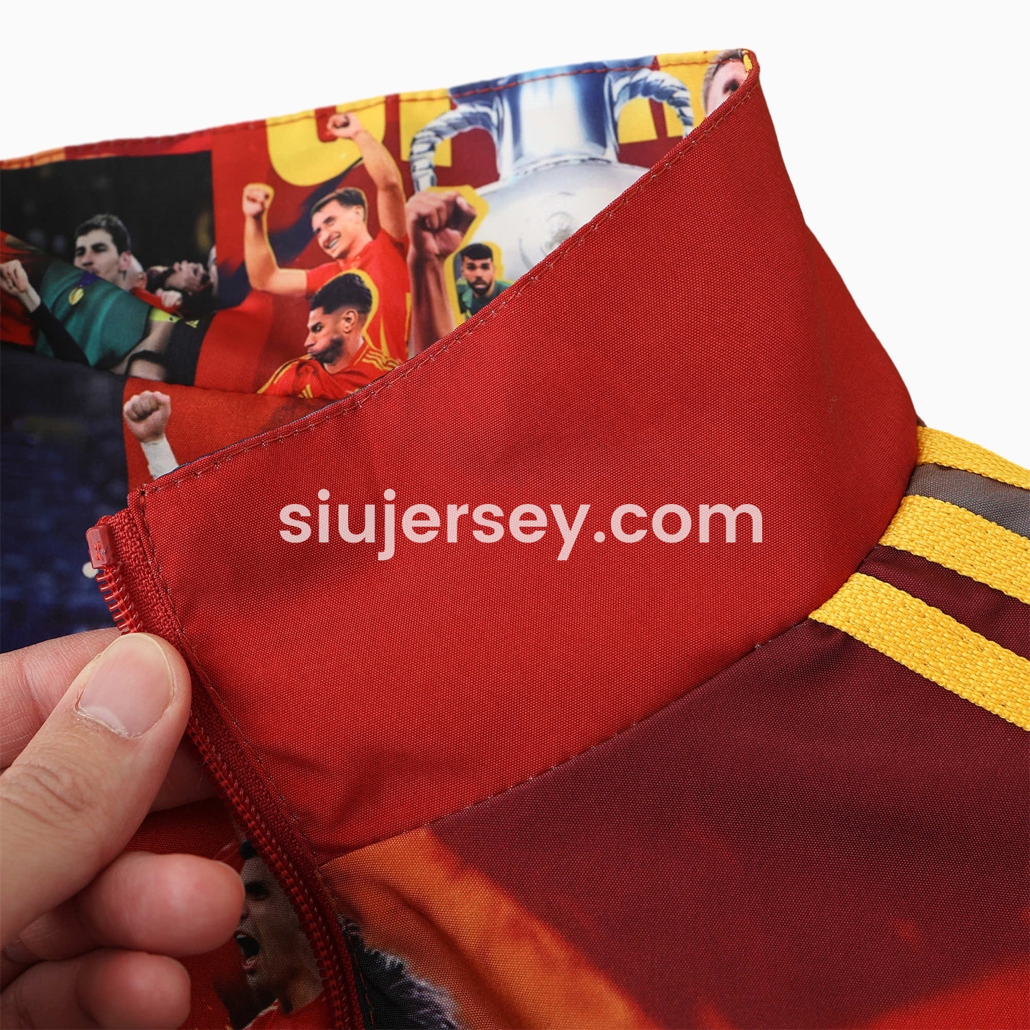 SIUjerseys-Spain 24-25 Red Double Sided Reversible Windbreaker - 2024 EURO Championship