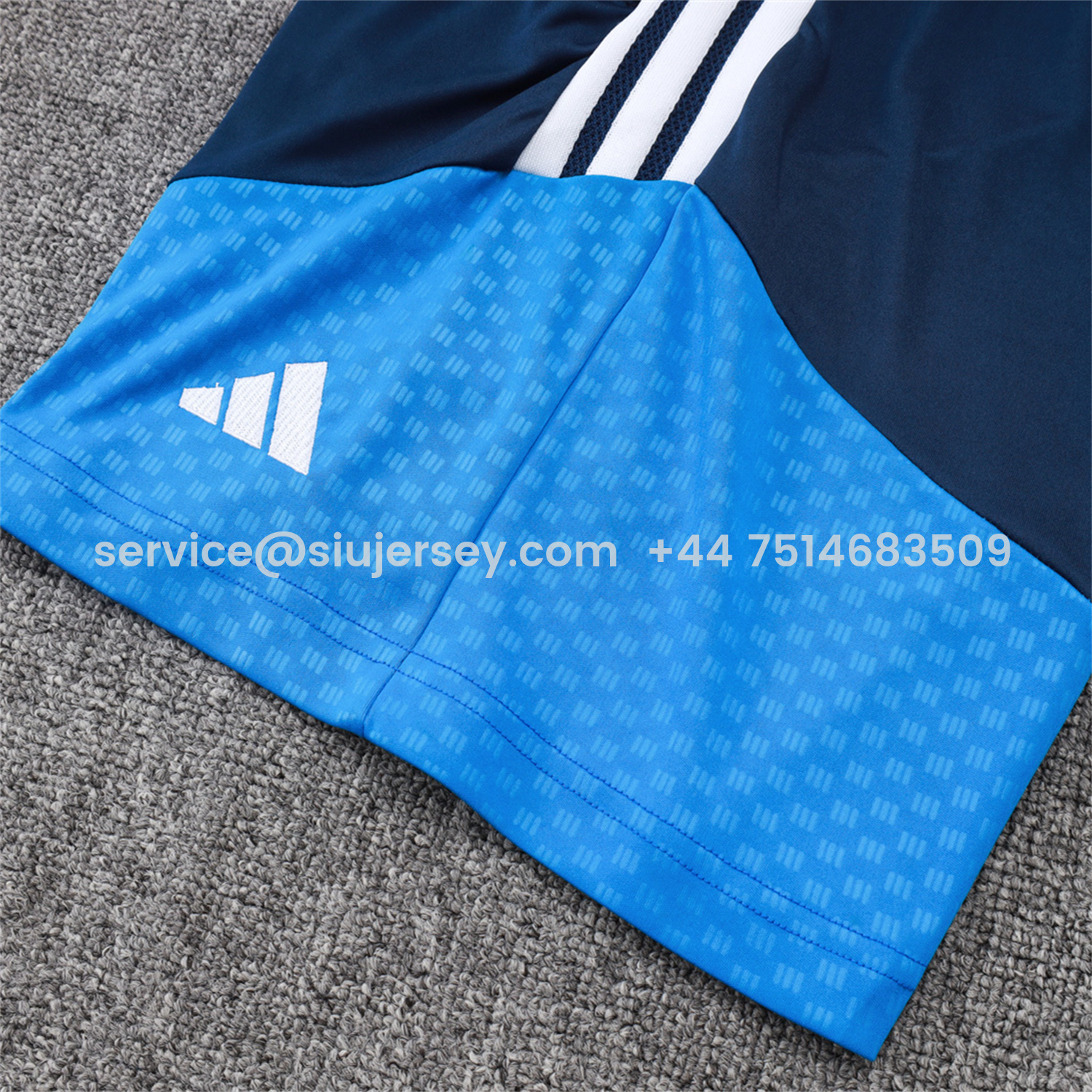 SIUjerseys-Cruzeiro 25-26 Short-Sleeve Training Set - Blue Vest & Blue Shorts