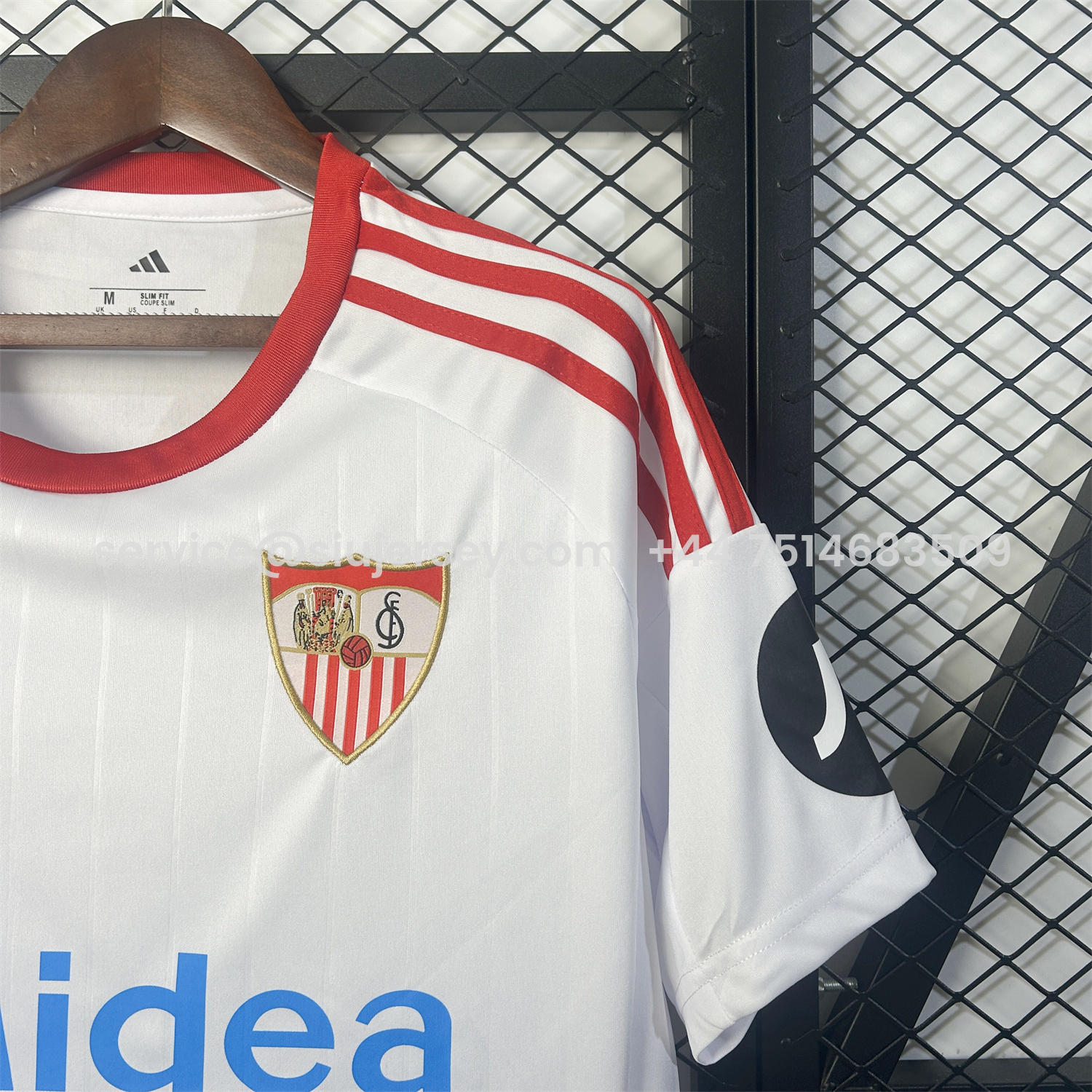 SIUjerseys-Sevilla 25-26 Home White Jersey - Fans Version