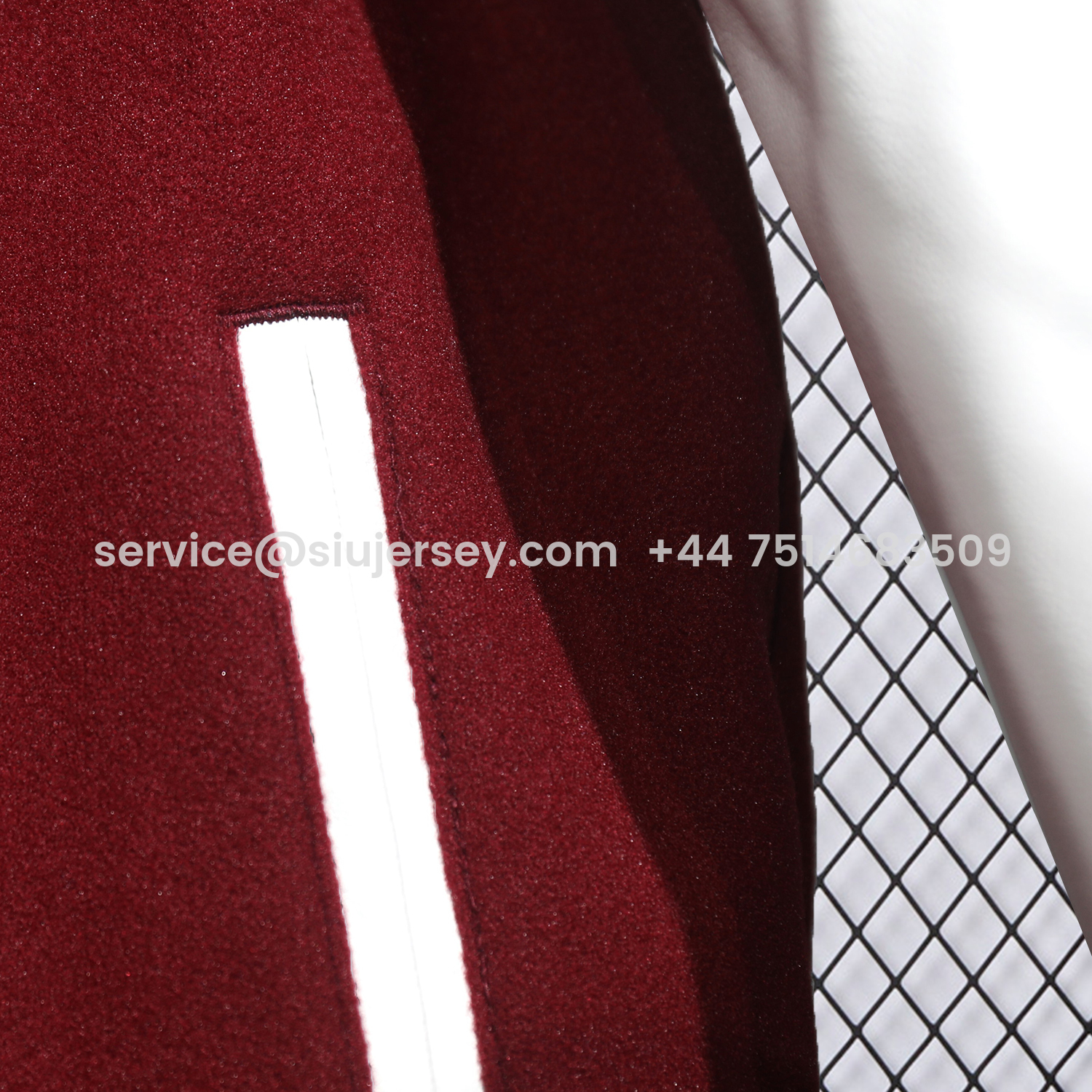 SIUjerseys-Arsenal 25-26 Warm Windbreaker Jacket - Wine Red And White