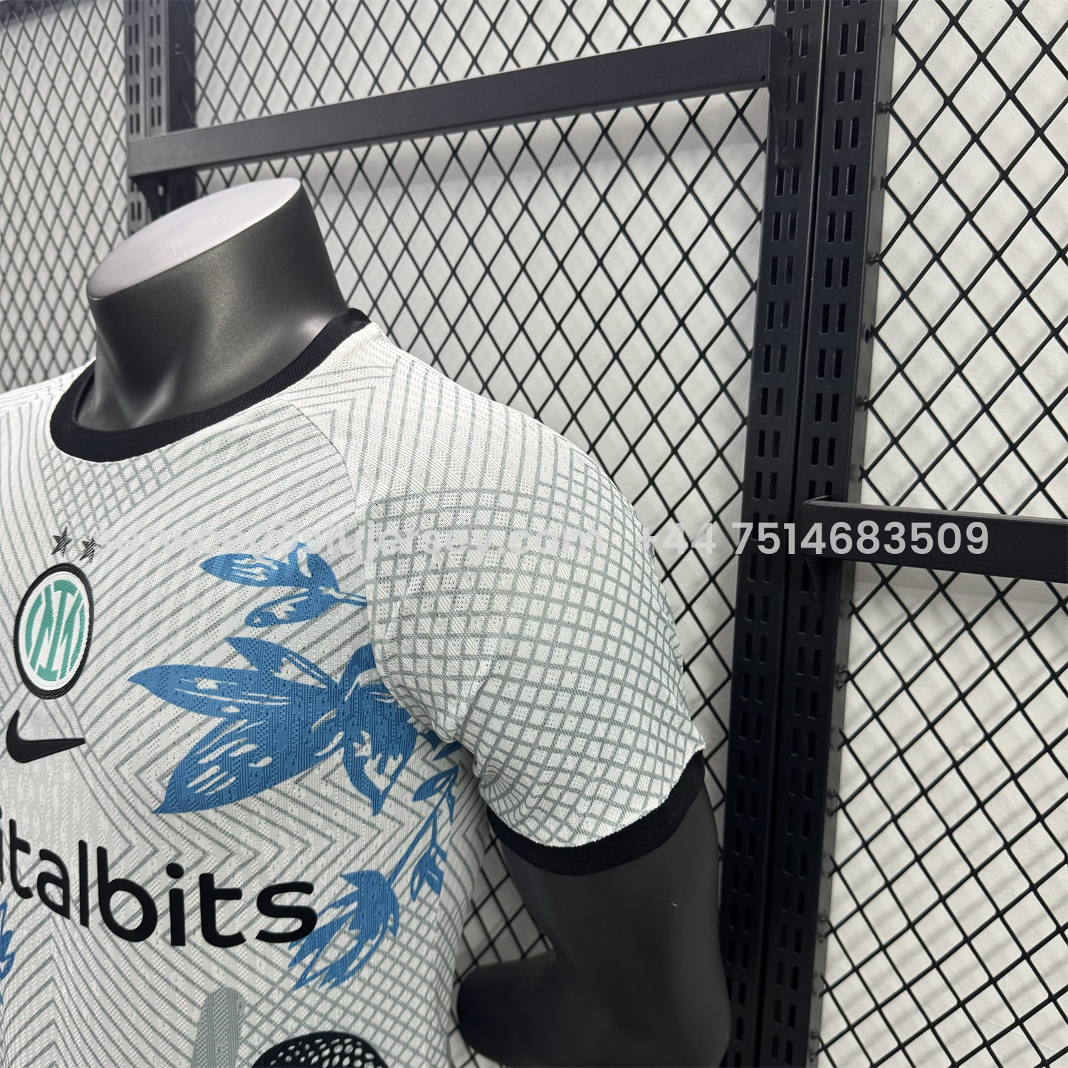 SIUjerseys-Inter Milan 25-26 Black Snake Special White Jersey - Player Version