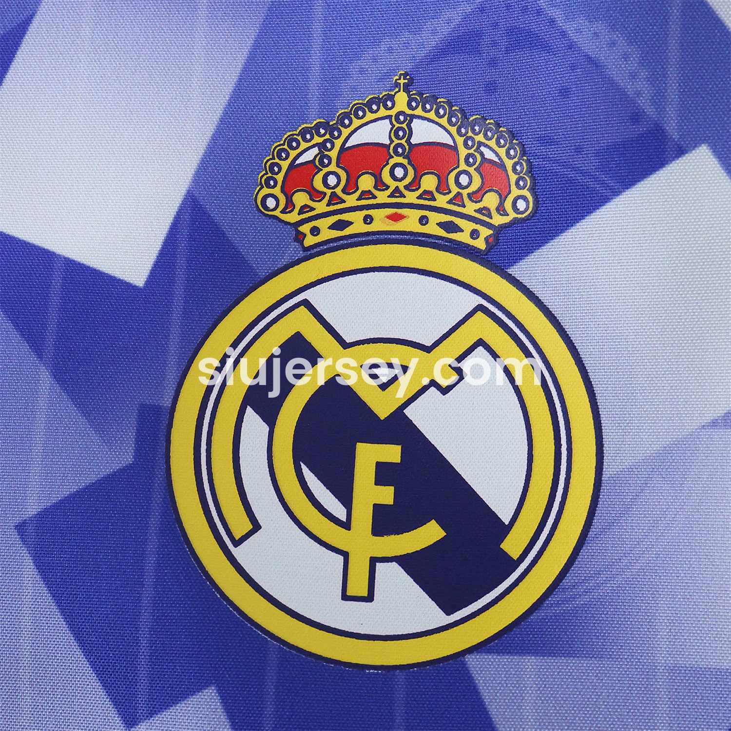 SIUjerseys-Retro Real Madrid 1996-97 Double Sided Reversible Windbreaker - Blue & Green