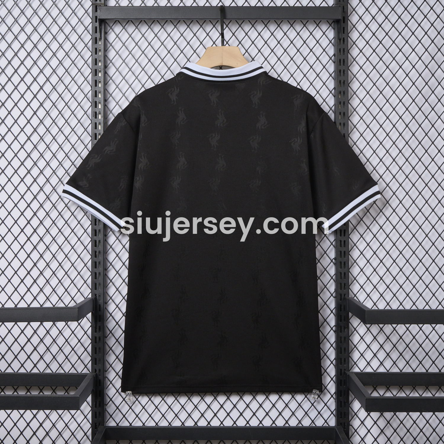 SIUjerseys-Retro Liver.pool 1996-97 Black Special Jersey