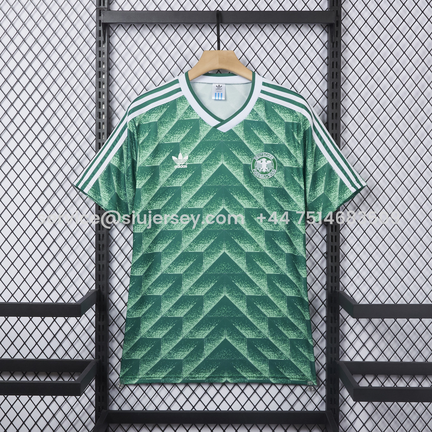 SIUjerseys-Retro Germany 1990 Away Green Jersey