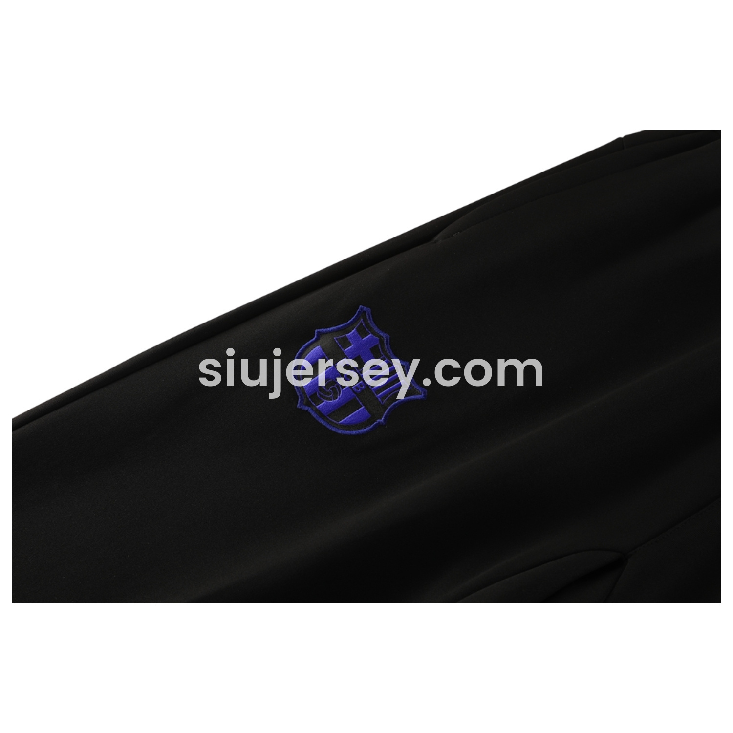 SIUjerseys-Barcelona 25-26 Jacket Training Tracksuit - Black top & Black Pants
