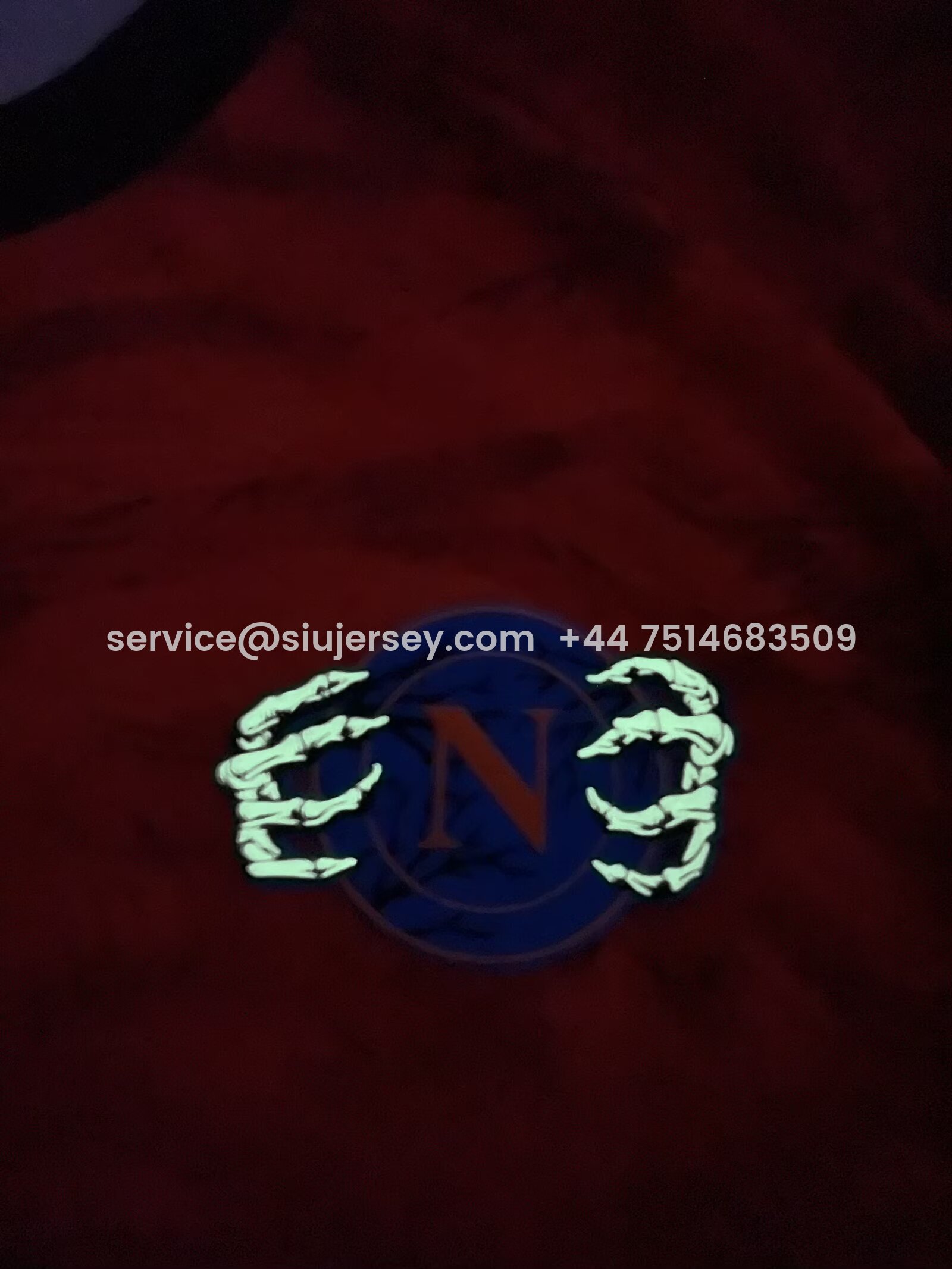 SIUjerseys-Napoli 25-26 Halloween Orange Goalkeeper Jersey - Fans Version