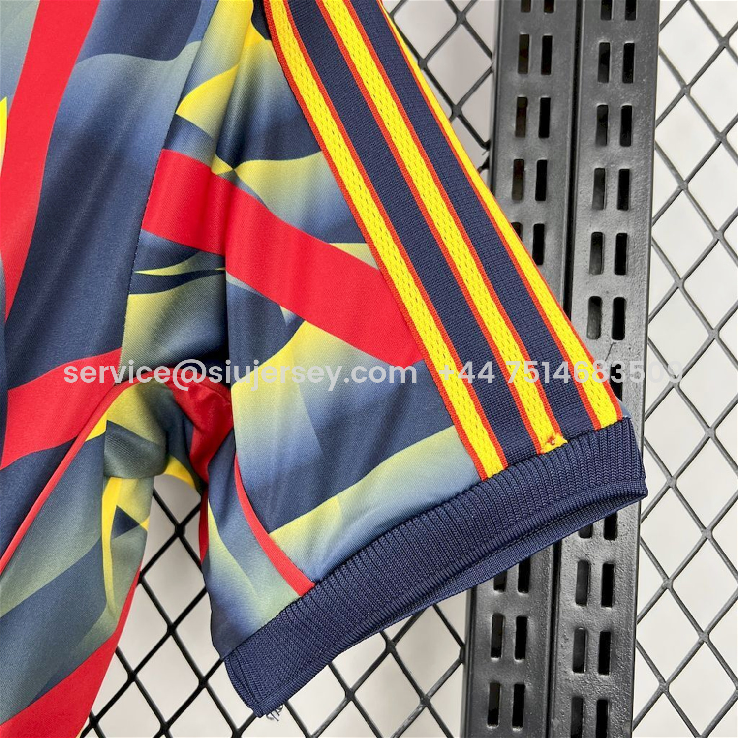 SIUjerseys-Arsenal 25-26 Red Yellow Blue LFSTLR Jersey - Fans Version