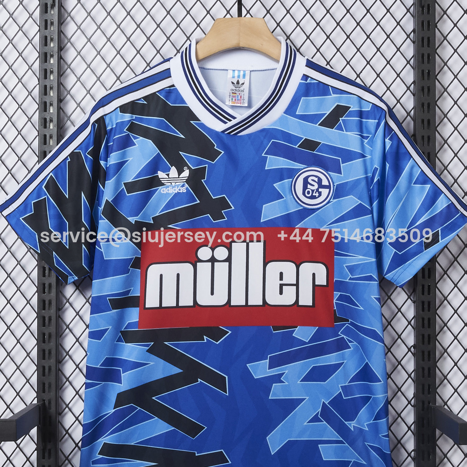 SIUjerseys-Retro Schalke 04 1993-94 Home Jersey