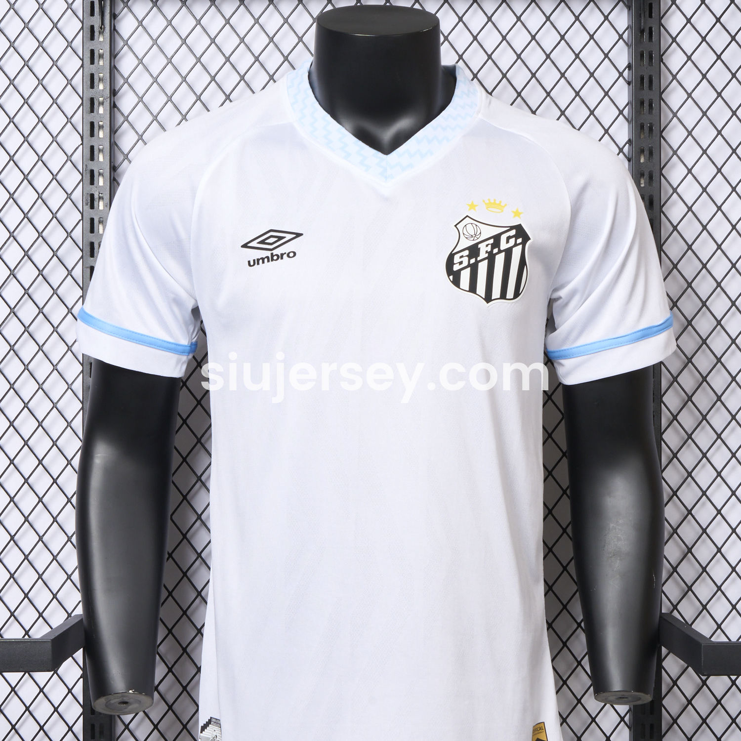 SIUjerseys-Santos 2025-26 New Home Unsponsored Jersey - Player Version