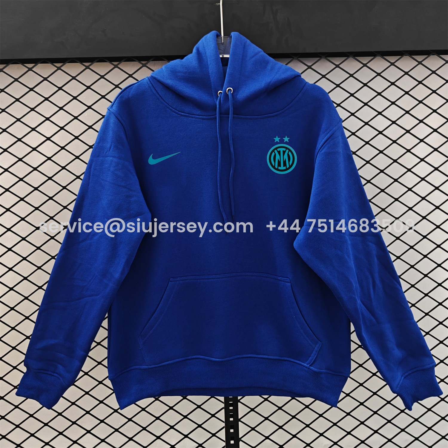 SIUjerseys-Inter Milan 25-26 Third Blue Icon Unisex Pullover Hoodie