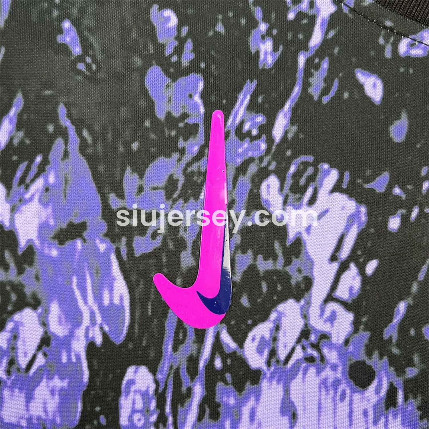 SIUjerseys-Barcelona 25-26 Purple Rock Pattern Jersey - Fans Version