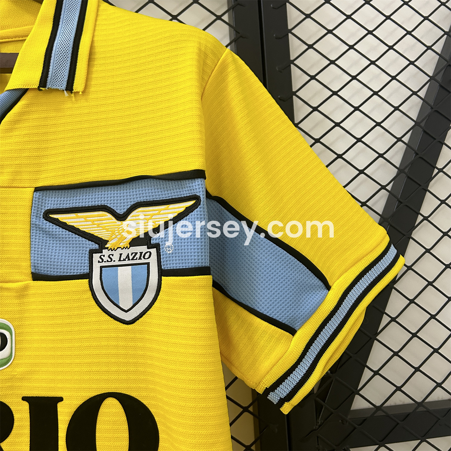 SIUjerseys-Retro Lazio 98-99 Yellow Away Jersey